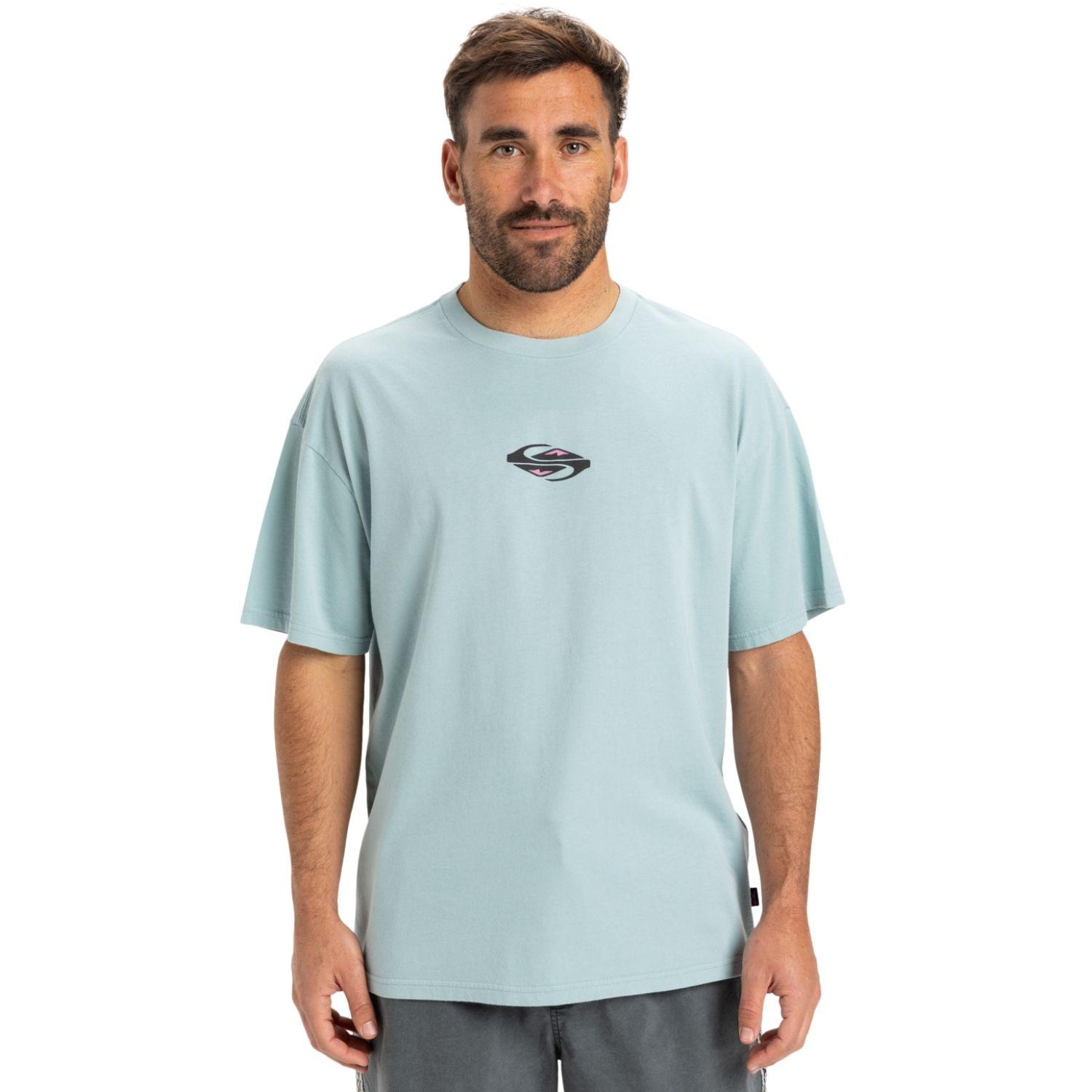 Quiksilver Gh Qs Global Heat Erkek Mavi Tişört