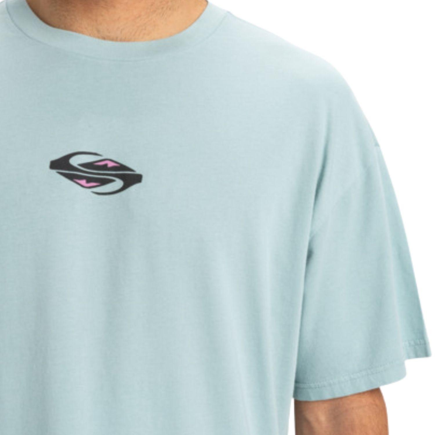 Quiksilver Gh Qs Global Heat Erkek Mavi Tişört