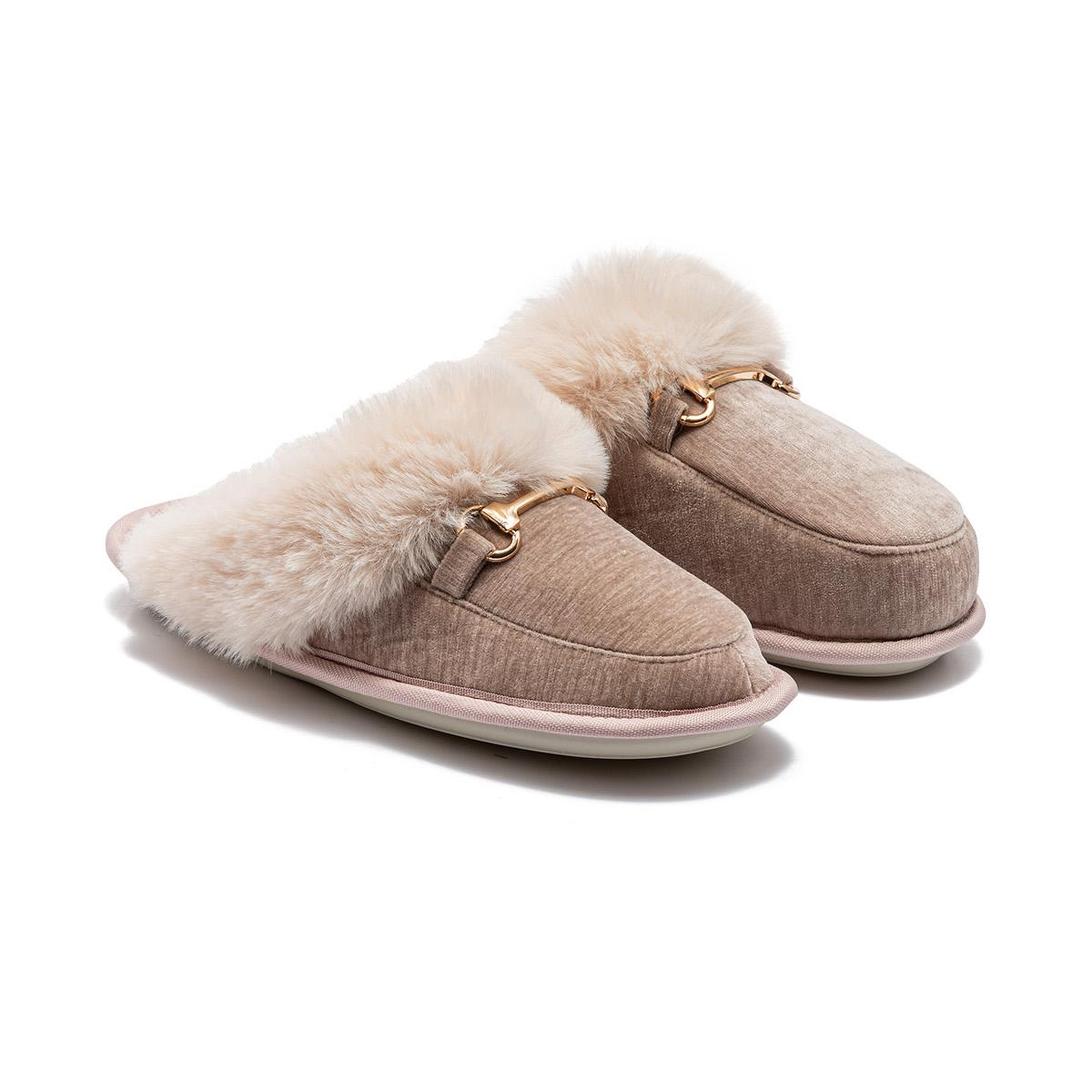 Maya Kadın Tokalı Ev Terliği Bej 37/41