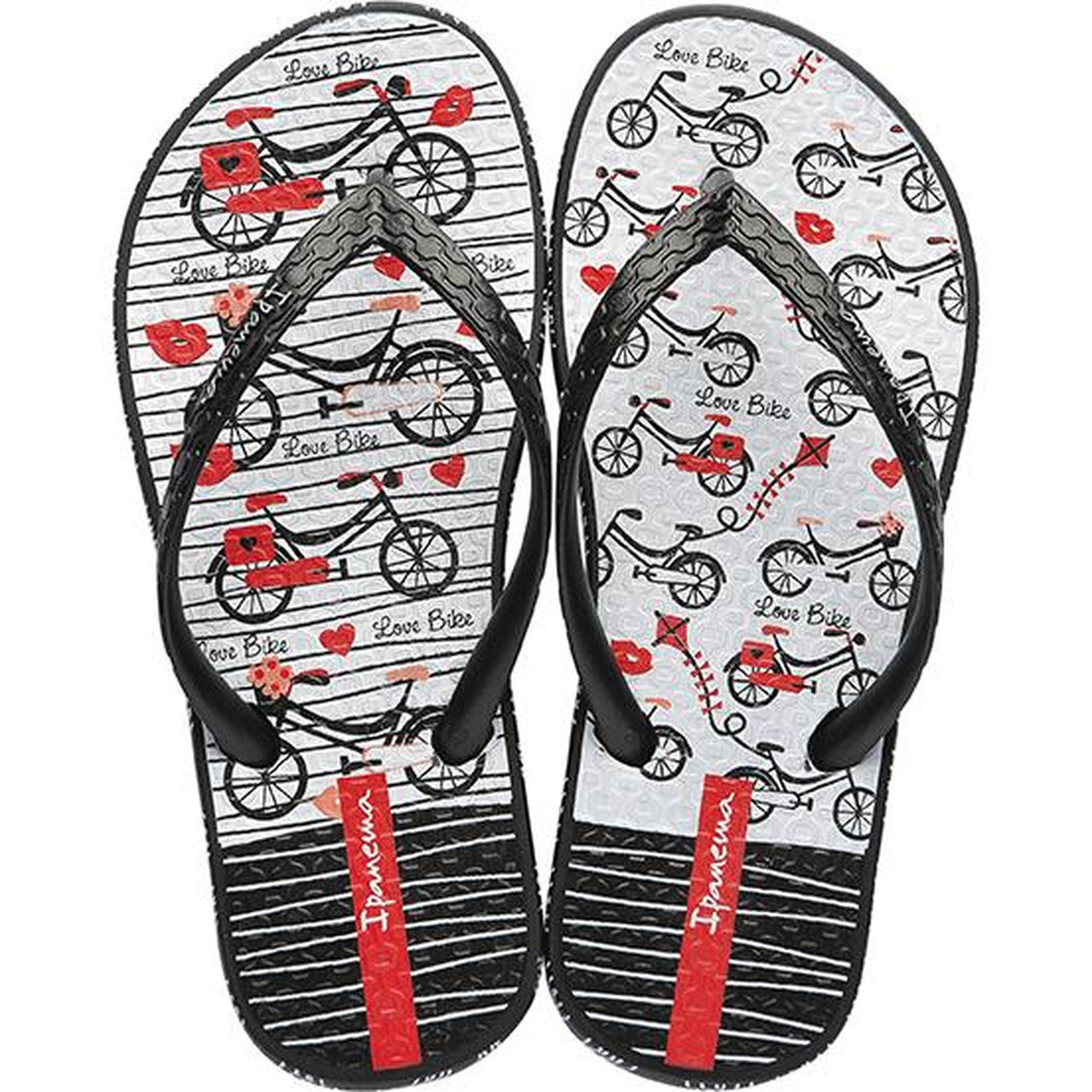 Unique II Çocuk Parmak Arası Terlik Siyah Beyaz 25/36