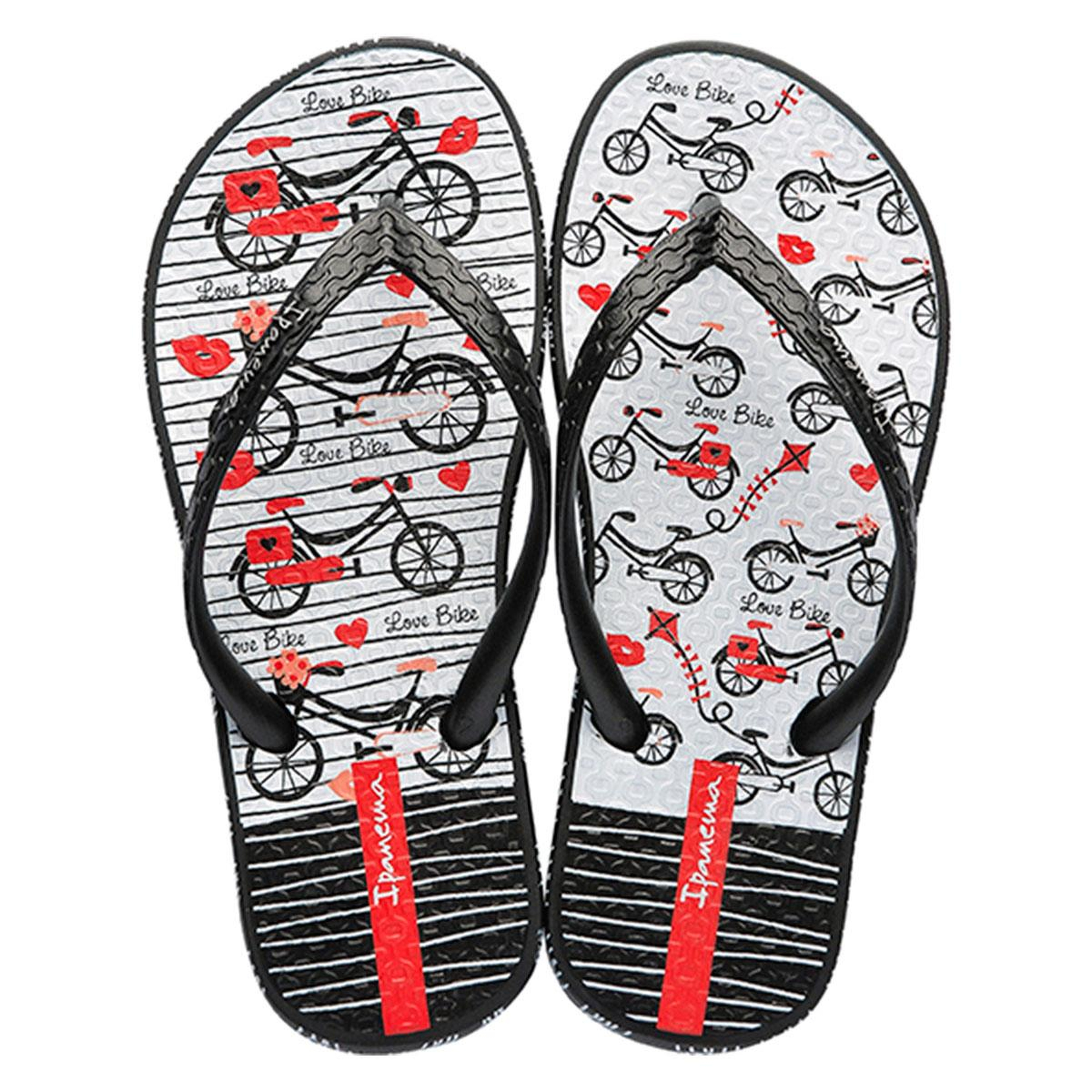 Unique II Çocuk Parmak Arası Terlik Siyah Beyaz 25/36