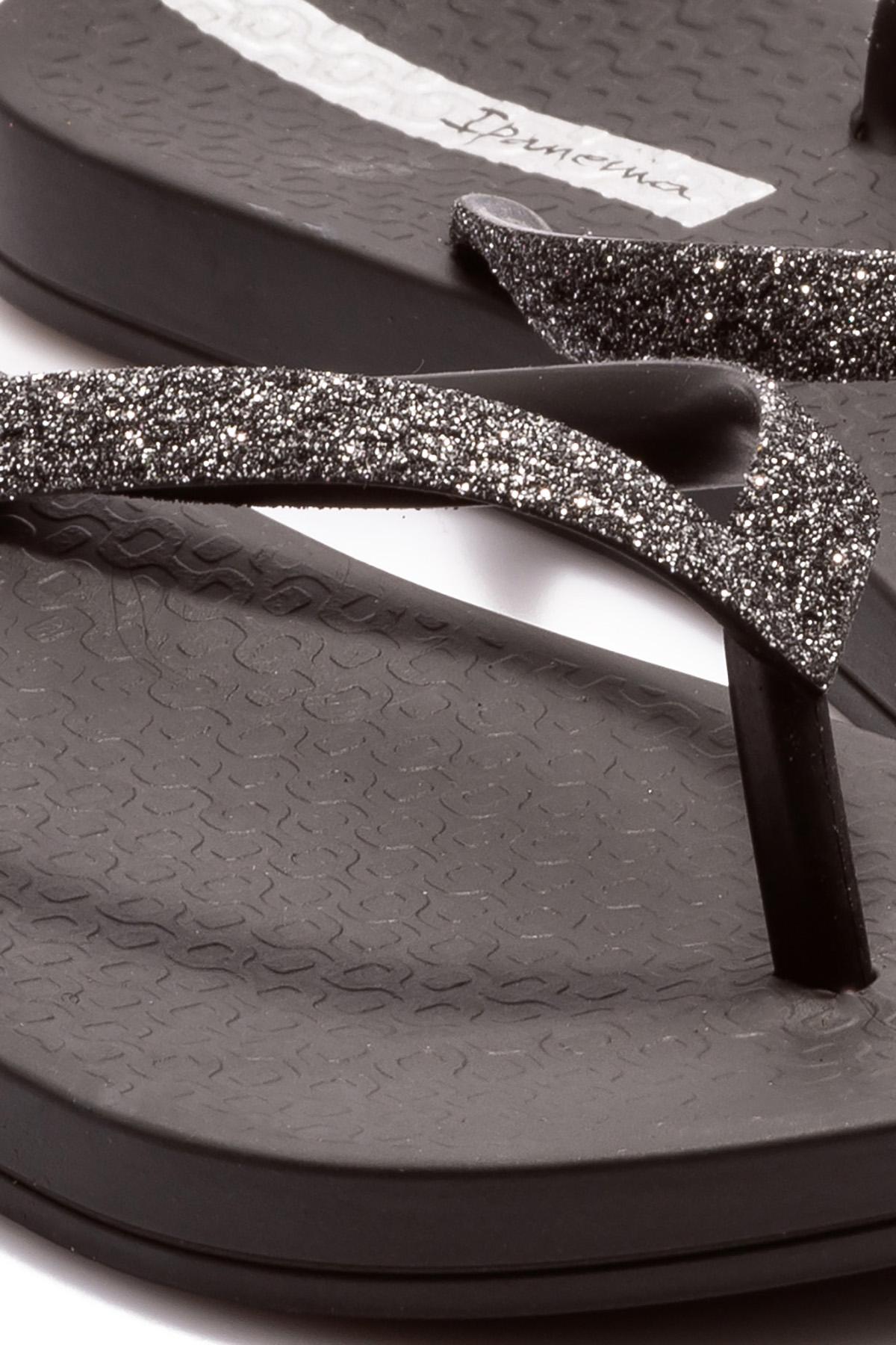 Anat Lolita Çocuk Parmak Arası Terlik Siyah 25/35