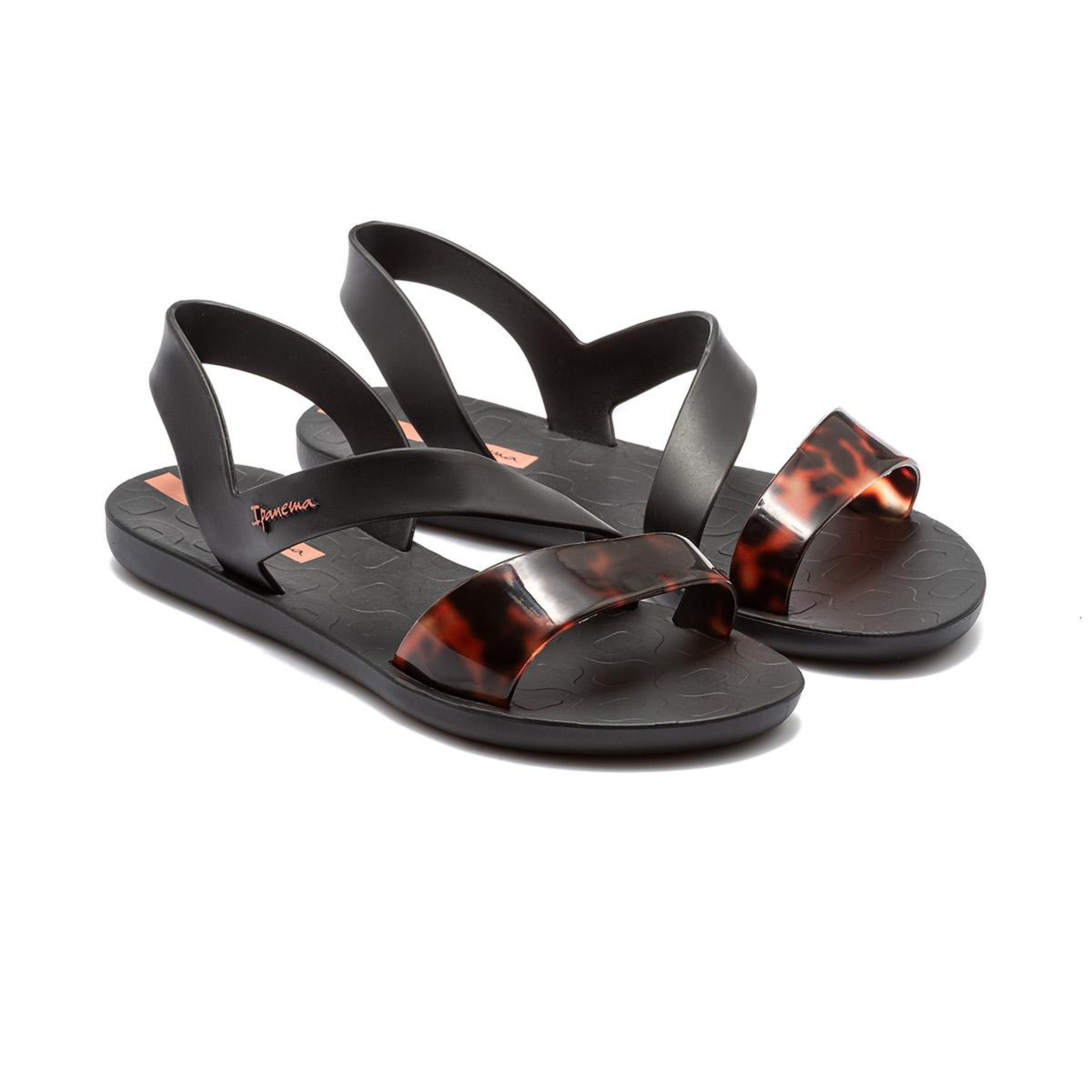 Vibe Fem Kadın Sandalet Siyah-Leopar 35/42