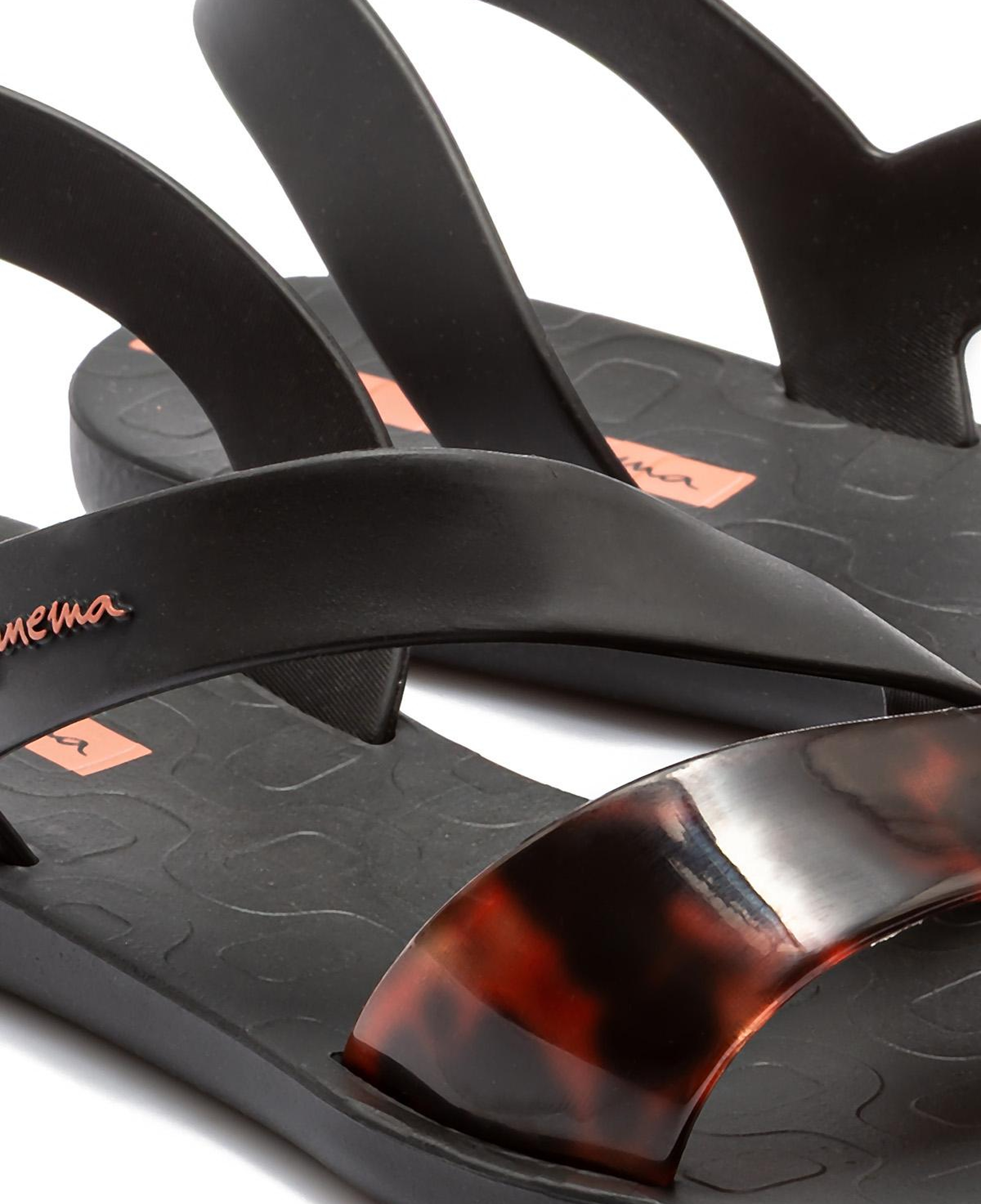 Vibe Fem Kadın Sandalet Siyah-Leopar 35/42