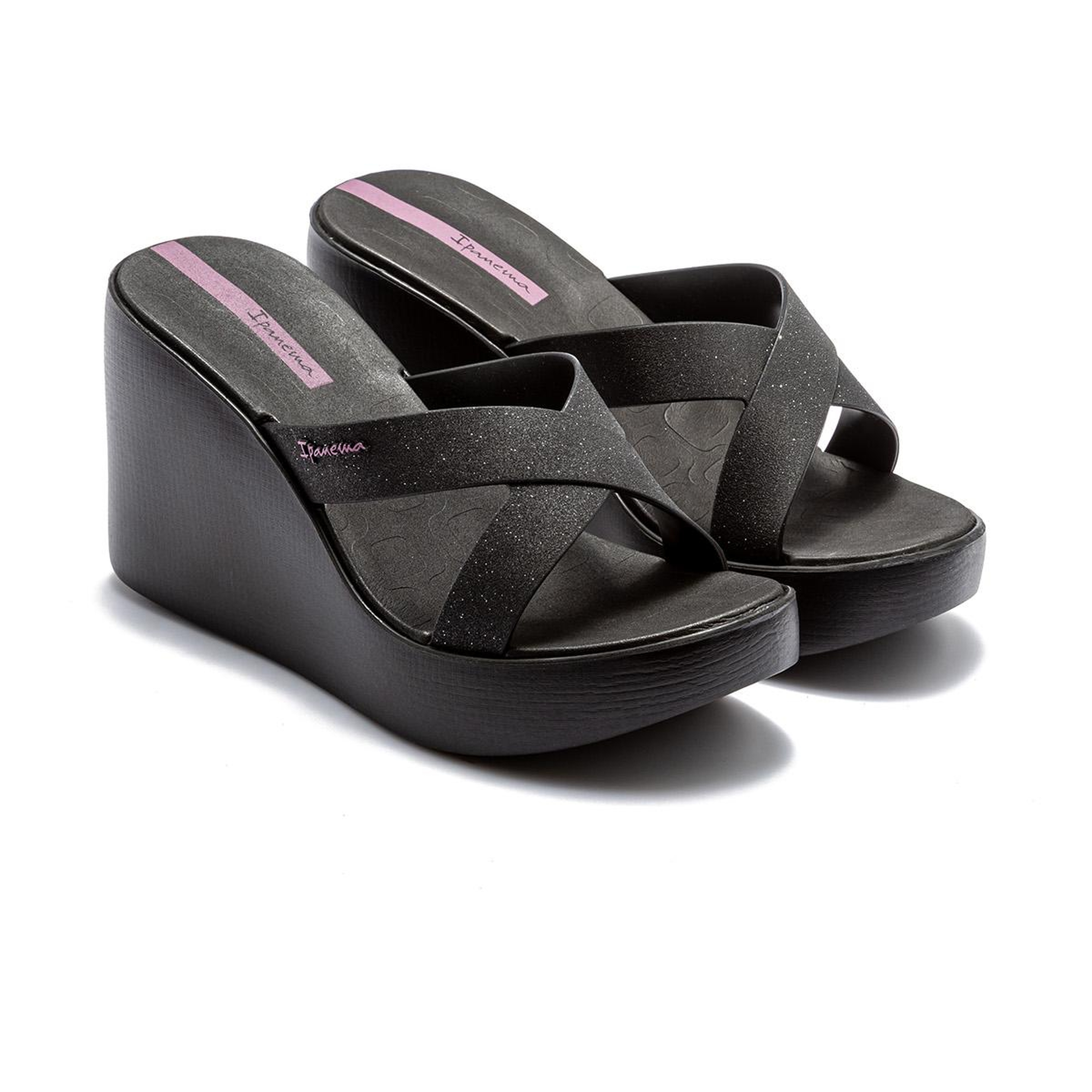 High Fashion Slide Topuklu Kadın Terlik Siyah 35/40