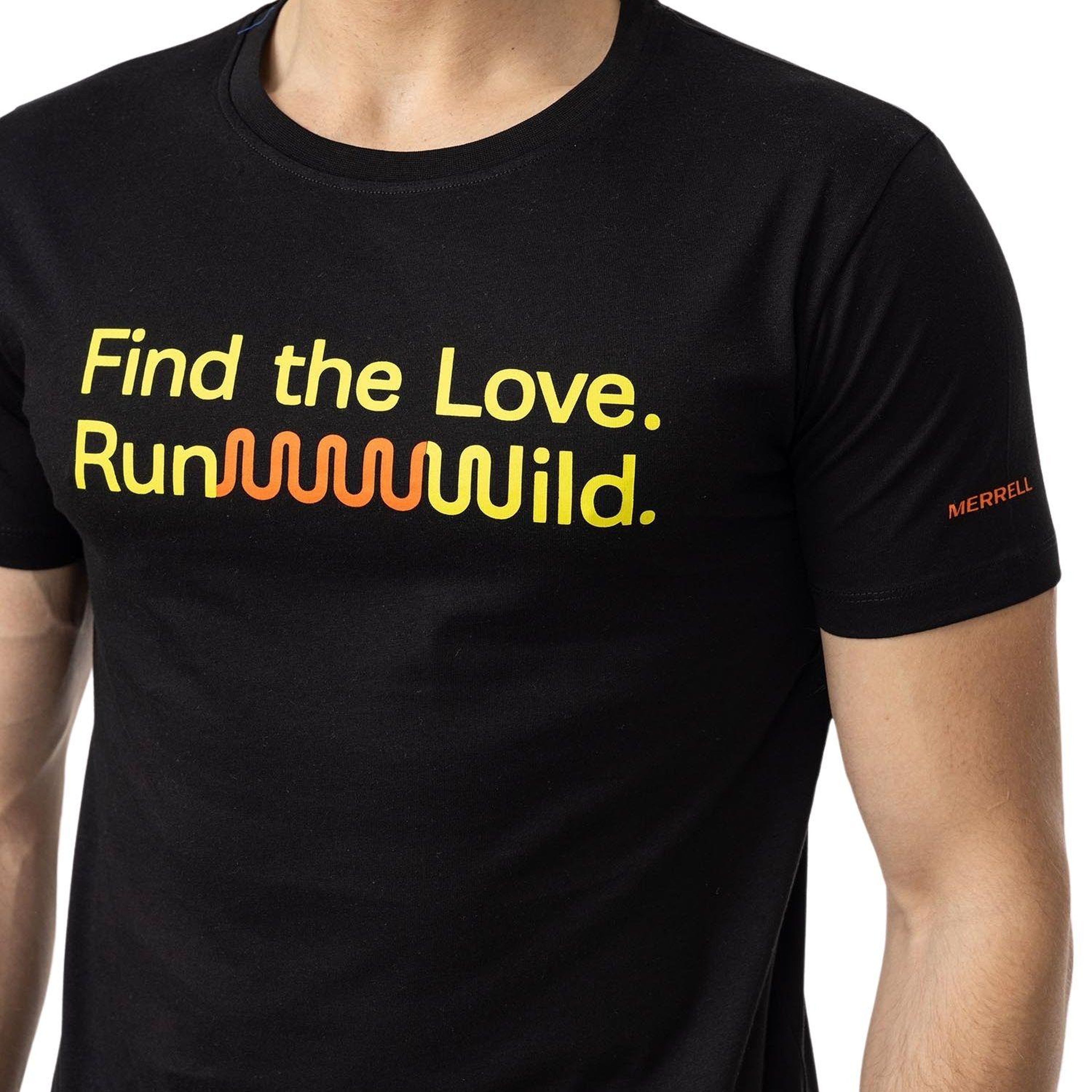 Merrell Text Erkek Siyah Tişört