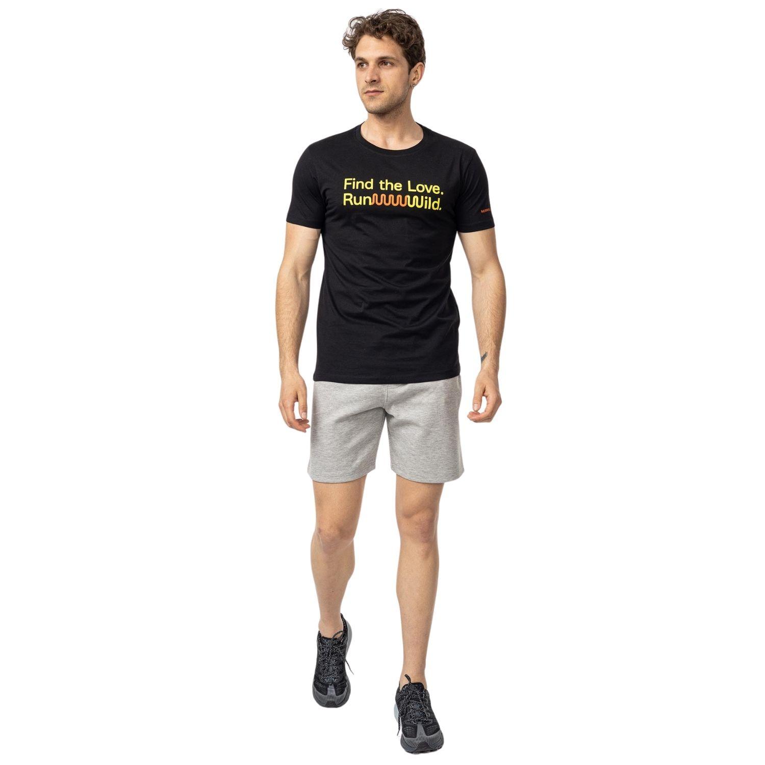 Merrell Text Erkek Siyah Tişört