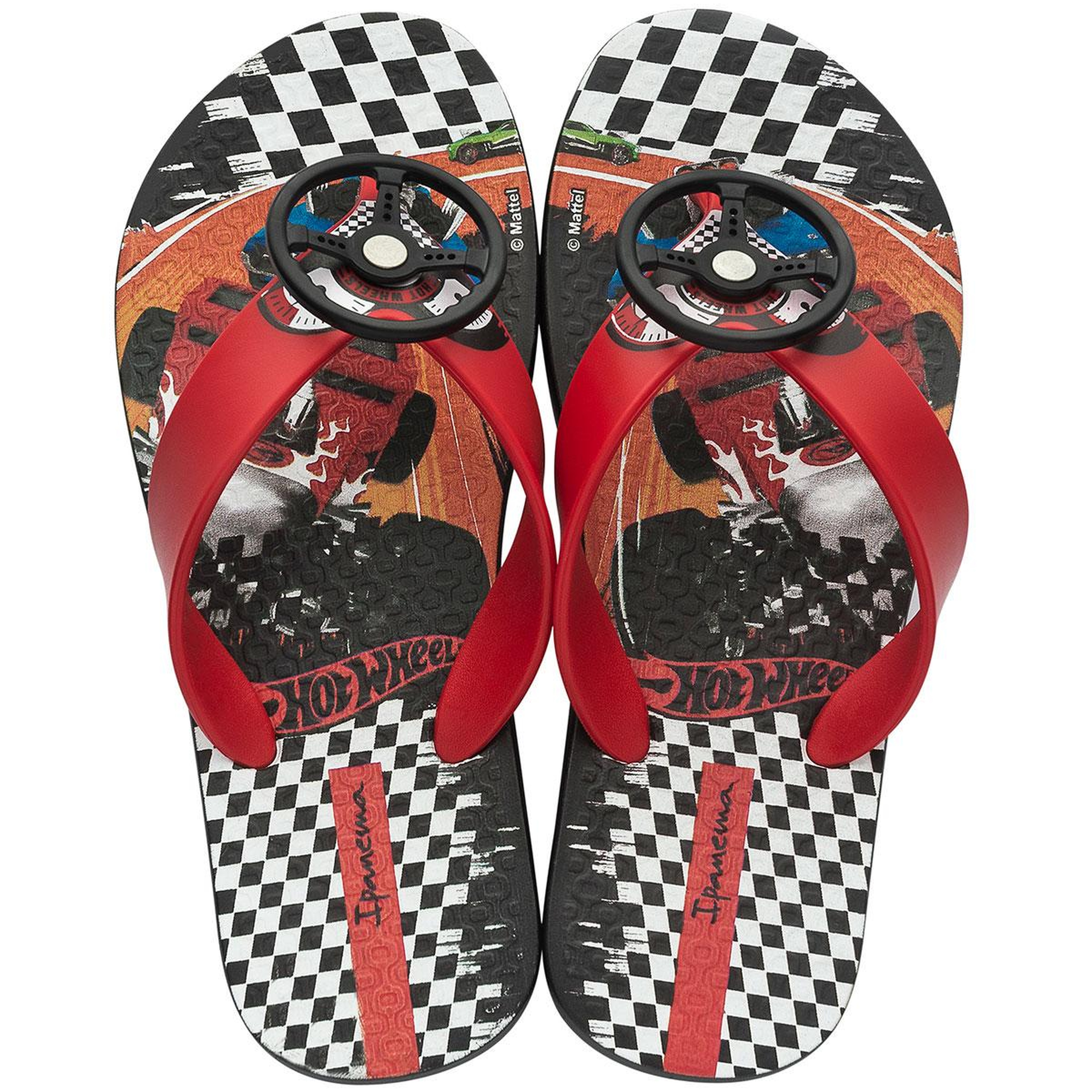 Hot Wheels Çocuk Parmak Arası Terlik Siyah 25/34