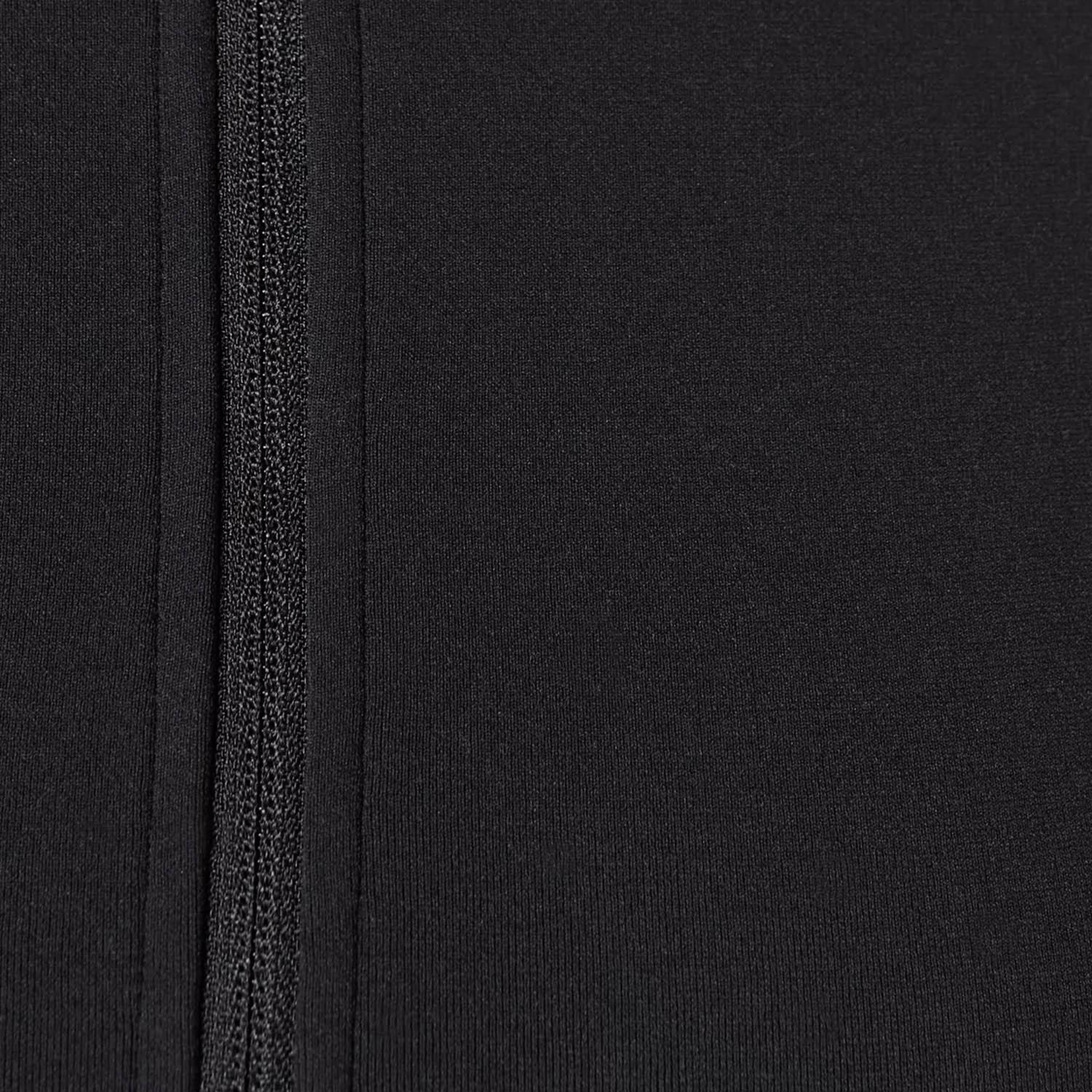 Sweaty Betty Athlete Crop Seamless Workout Zip Up Kadın Siyah Koşu Ceketi