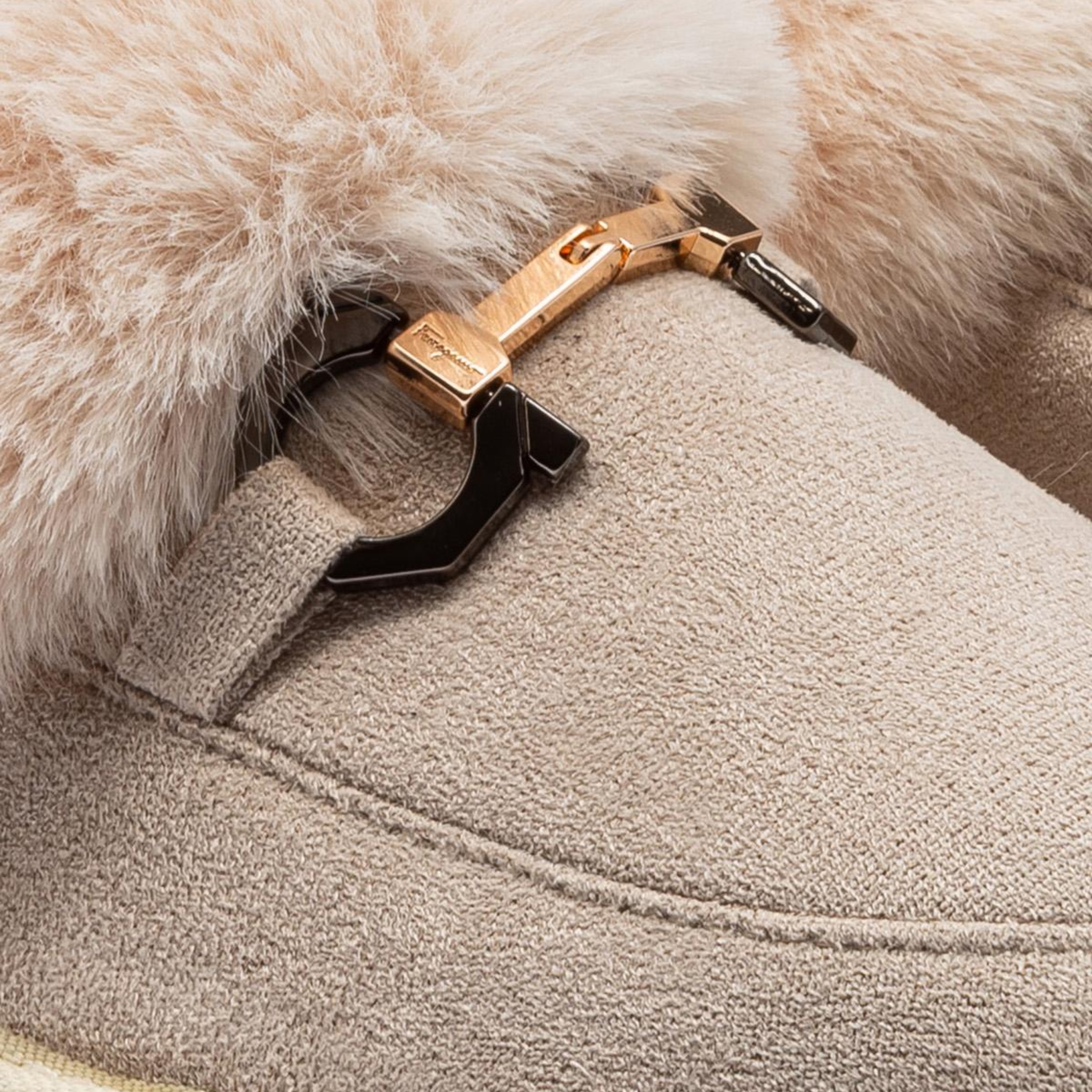 Ania Kadın Tokalı Ev Terliği Bej 37/41