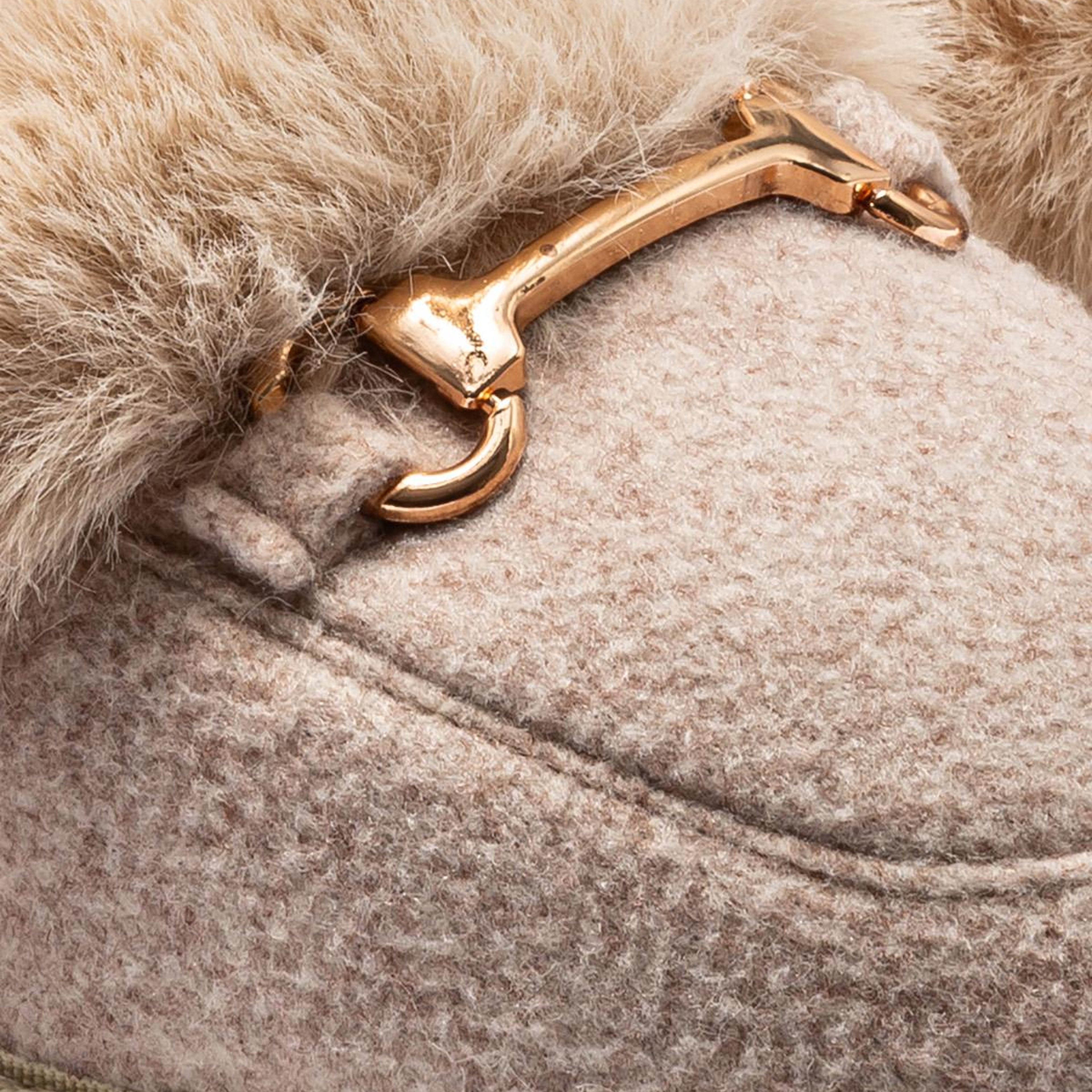 Ania Kadın Tokalı Ev Terliği Bej 37/41