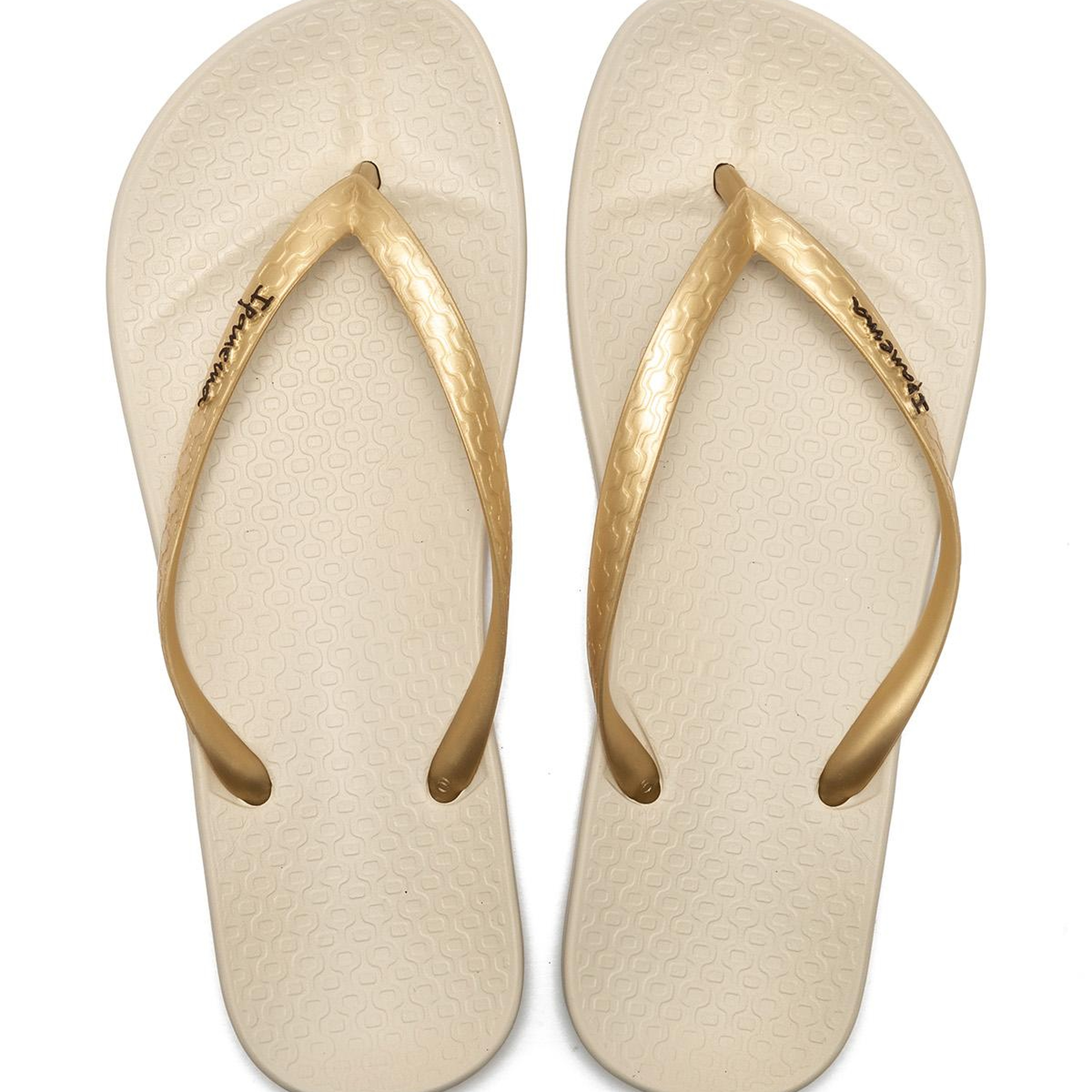 Anatomik Kadın Parmak Arası Terlik Altın Bej 35/42