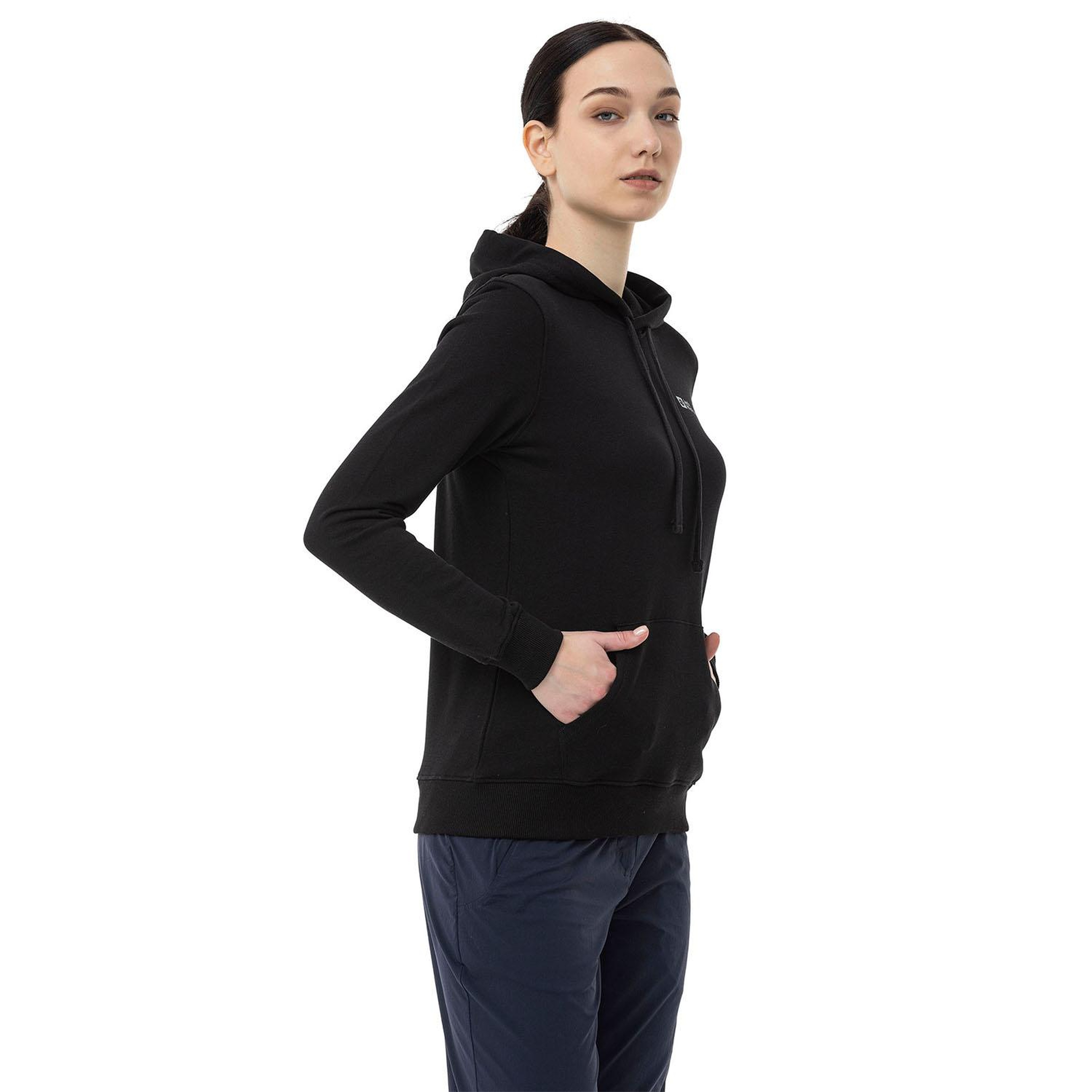 Jack Wolfskin Alice Hoody Kadın Siyah Sweatshirt
