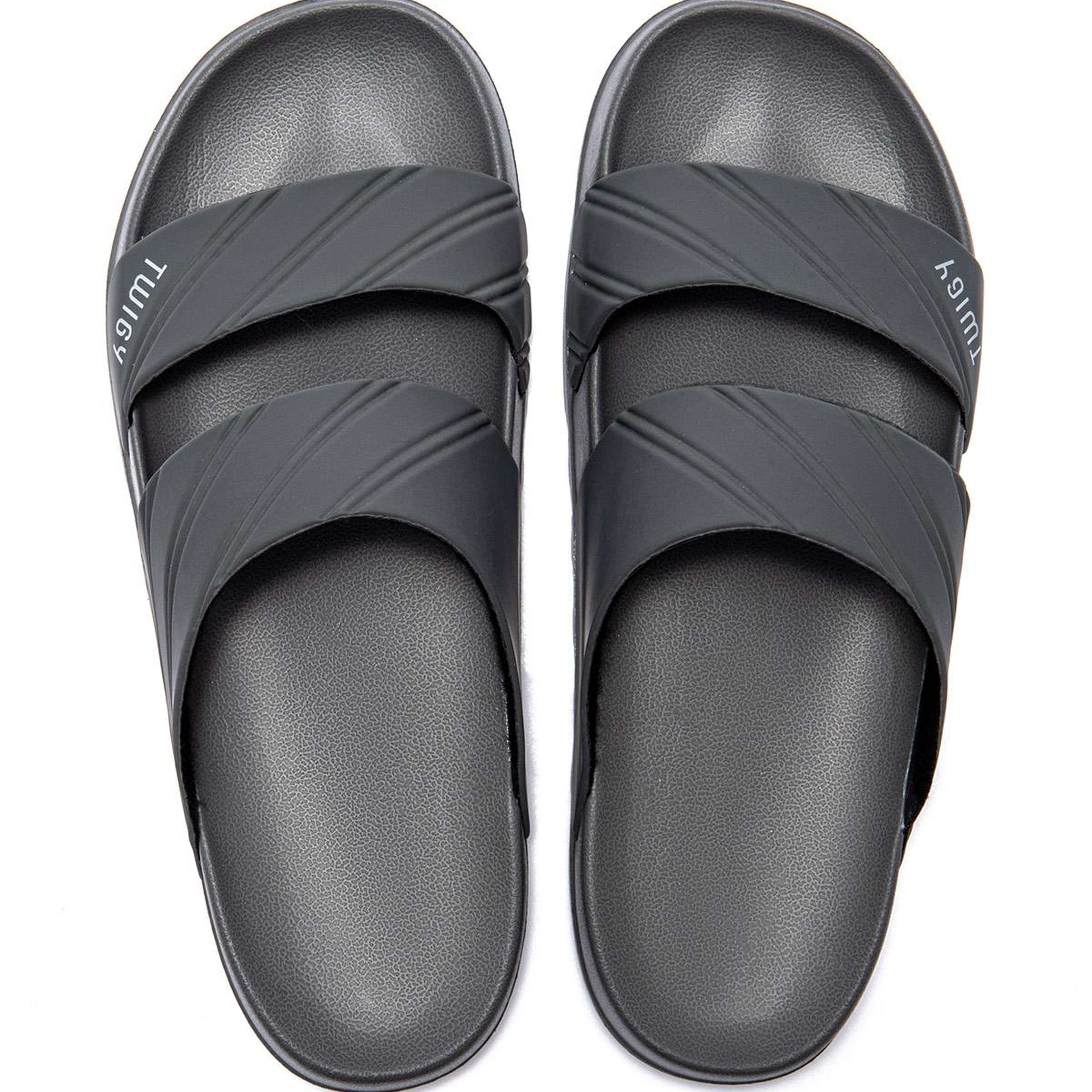 Kevin Çizgili Erkek Terlik Gri 40/45