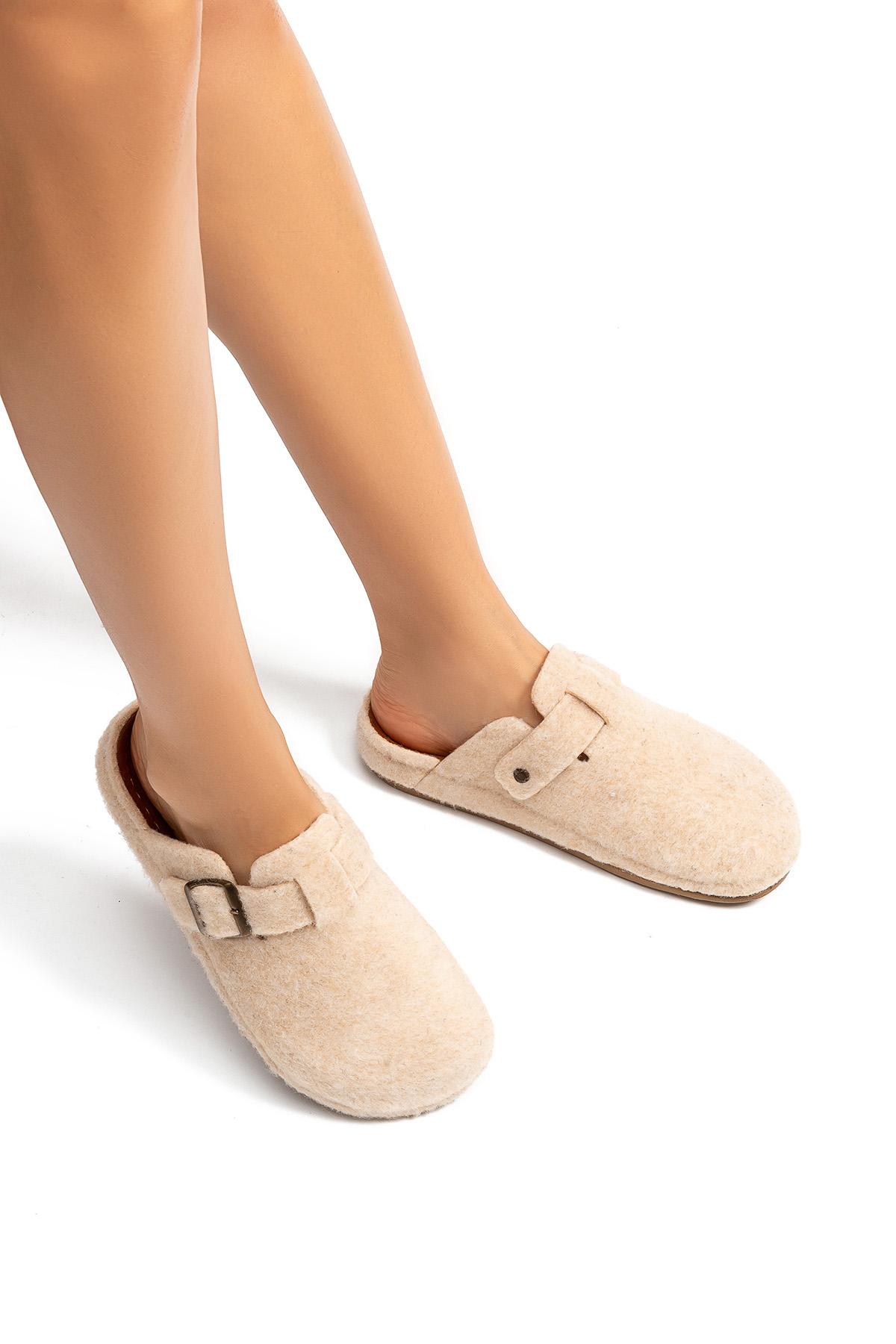 Tuana Kadın, Garson Boy Ev Terliği Krem 36/40