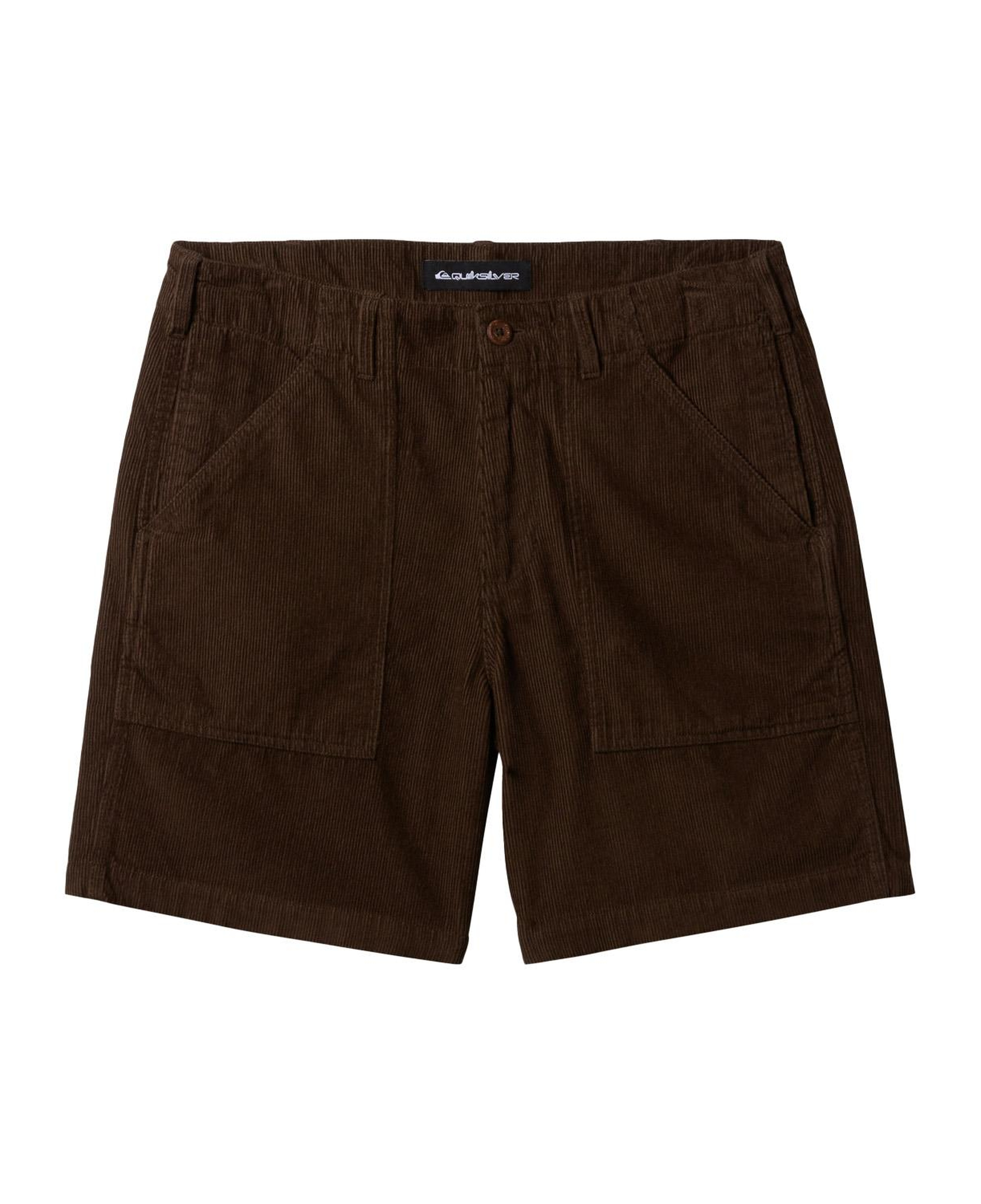 Quiksilver Surf Fatigue Cord Erkek Kahverengi Walkshort