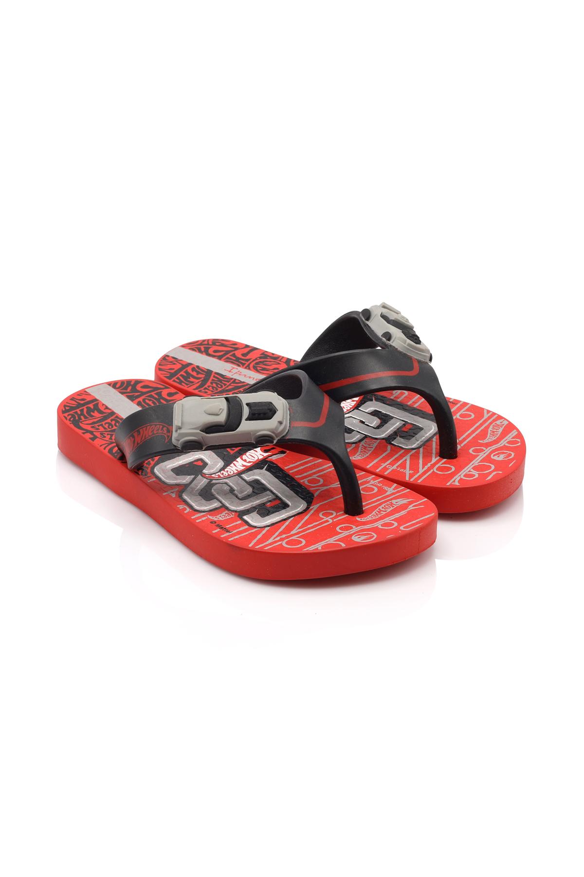 Hot Wheels Çocuk Parmak Arası Terlik Kırmızı 25/34