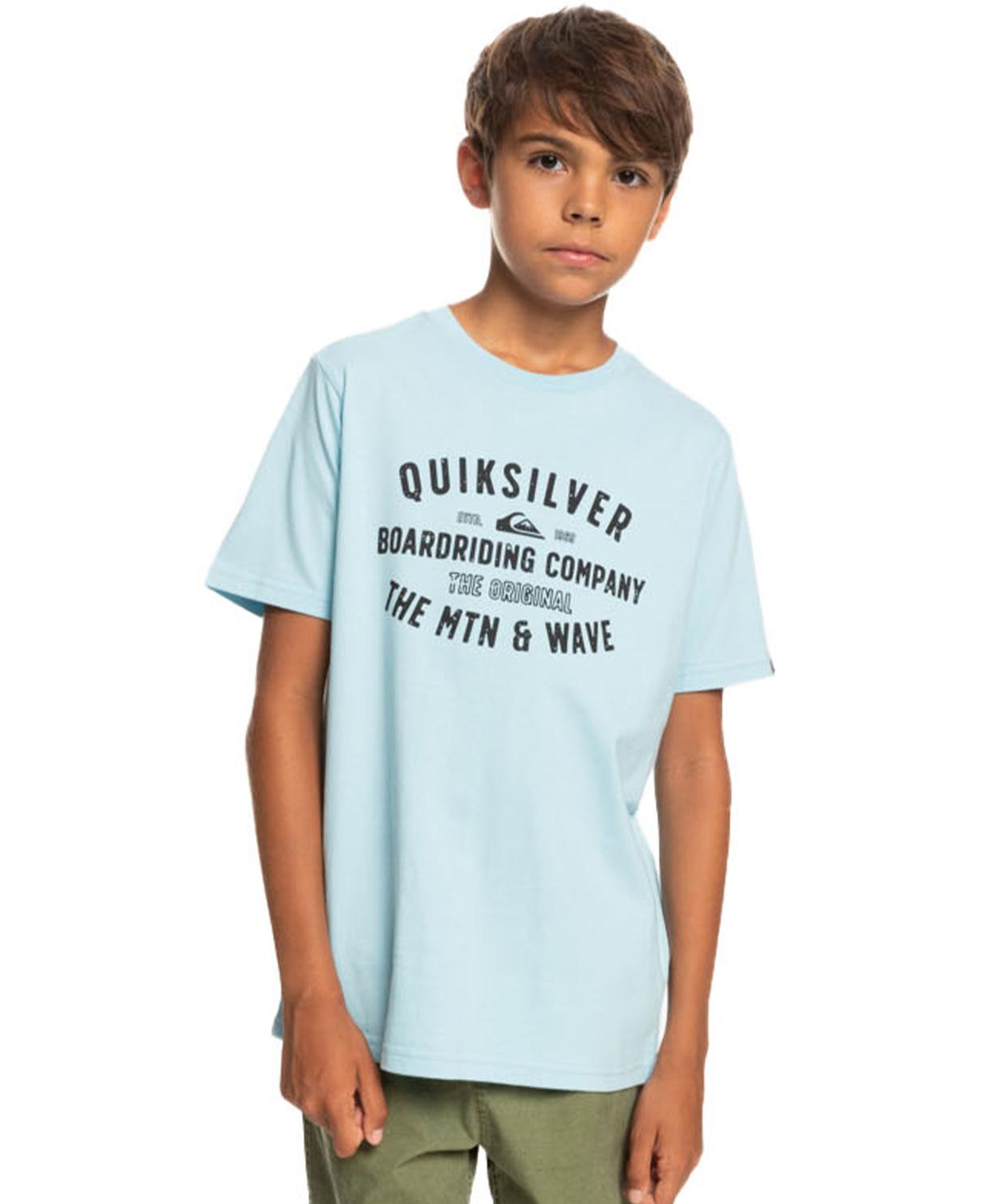 Quiksilver Qs Surf Lockup Yth Erkek Çocuk Mavi Tişört