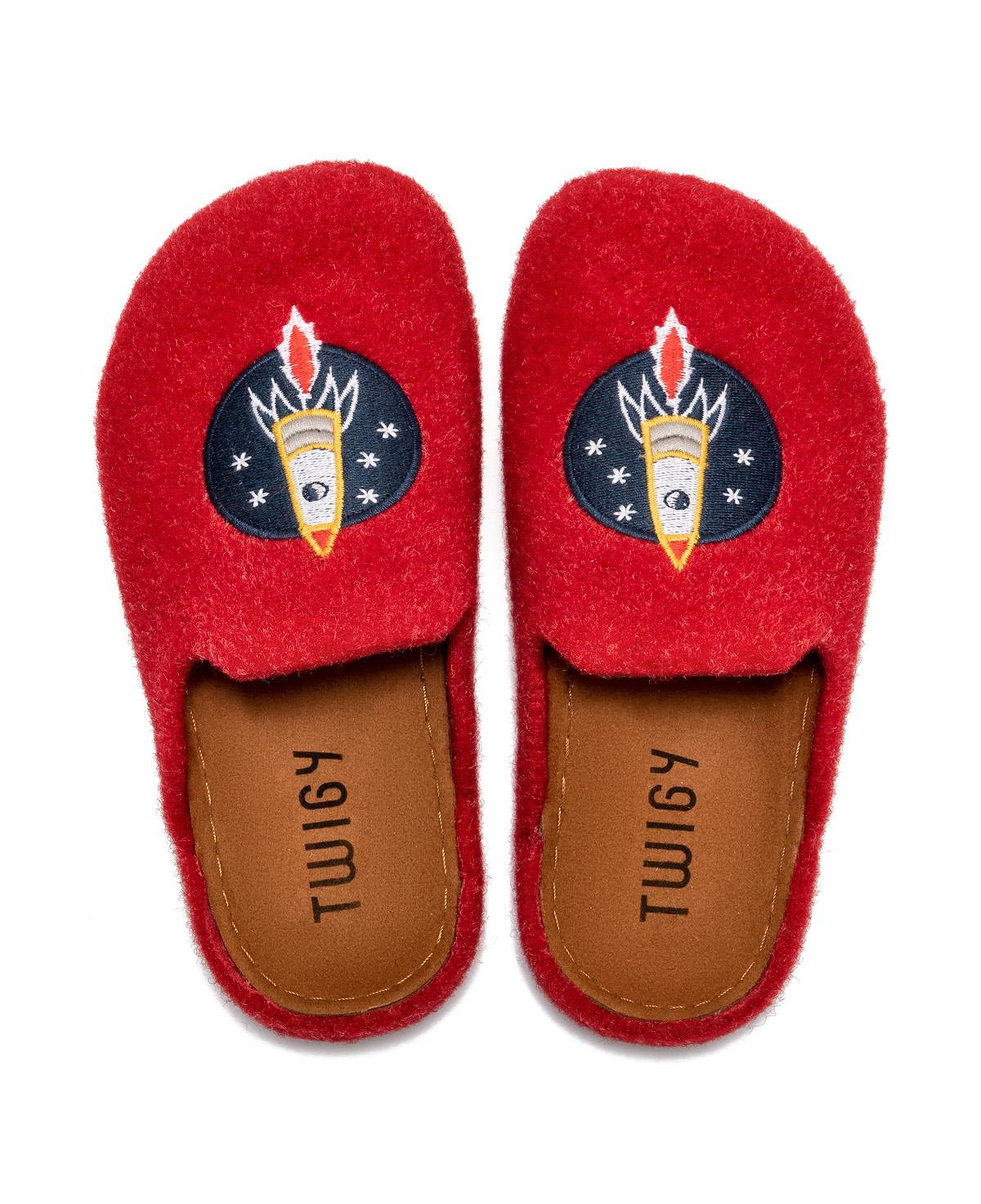 Roket Çocuk Ev Terliği Kırmızı 30/35