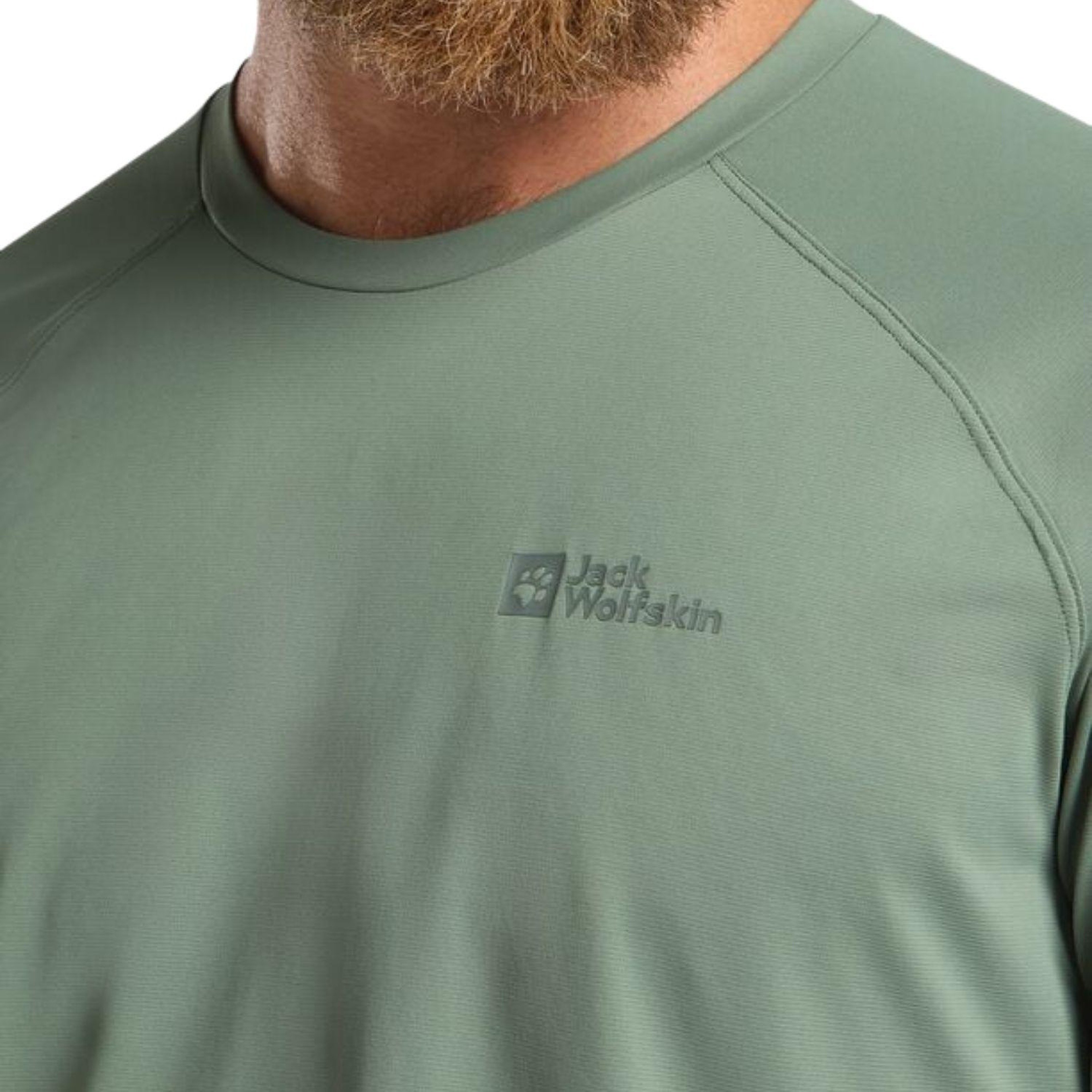 Jack Wolfskin Prelight Swift Ls Erkek Yeşil Tişört