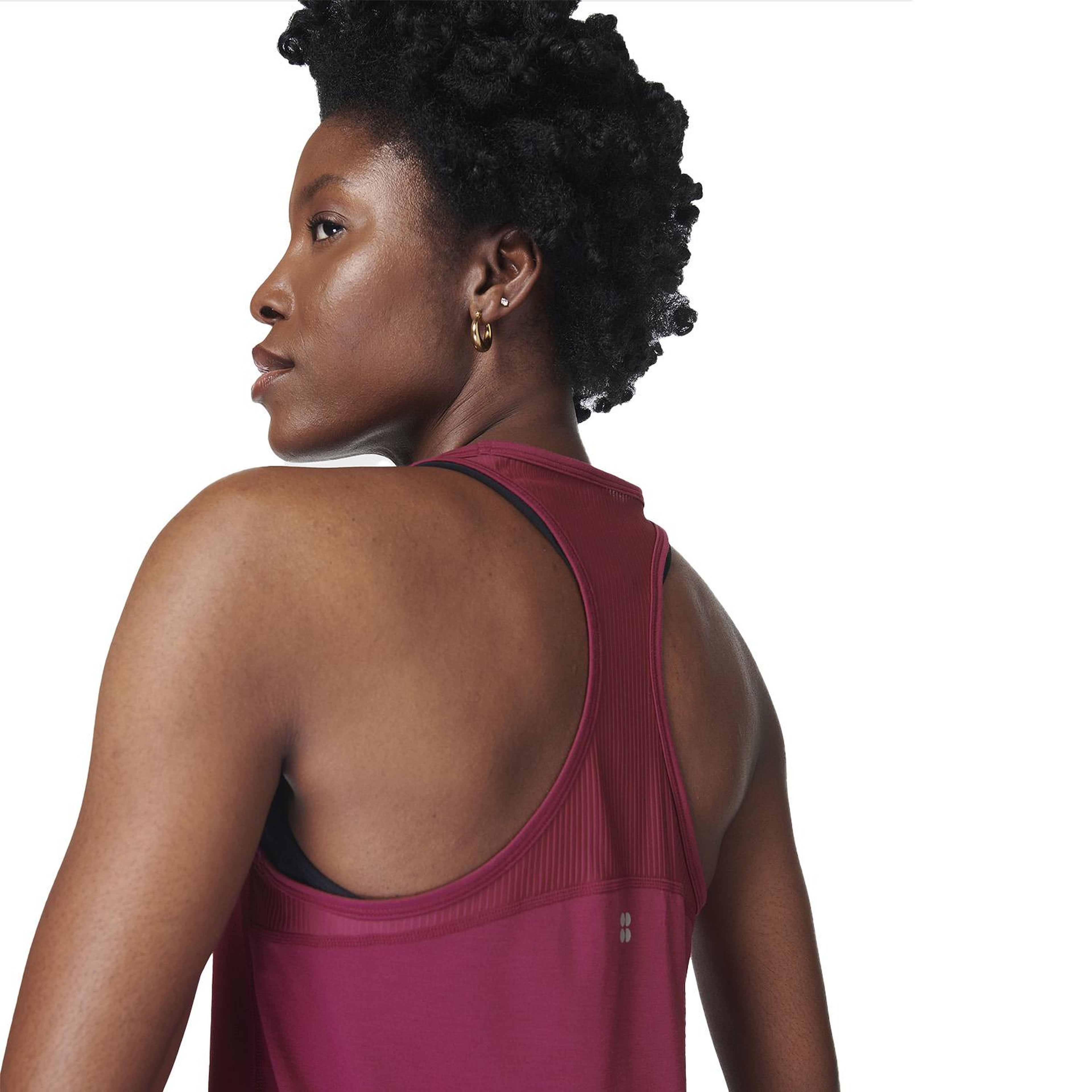 Sweaty Betty Breathe Easy Run Kadın Kırmızı Koşu Tank Top