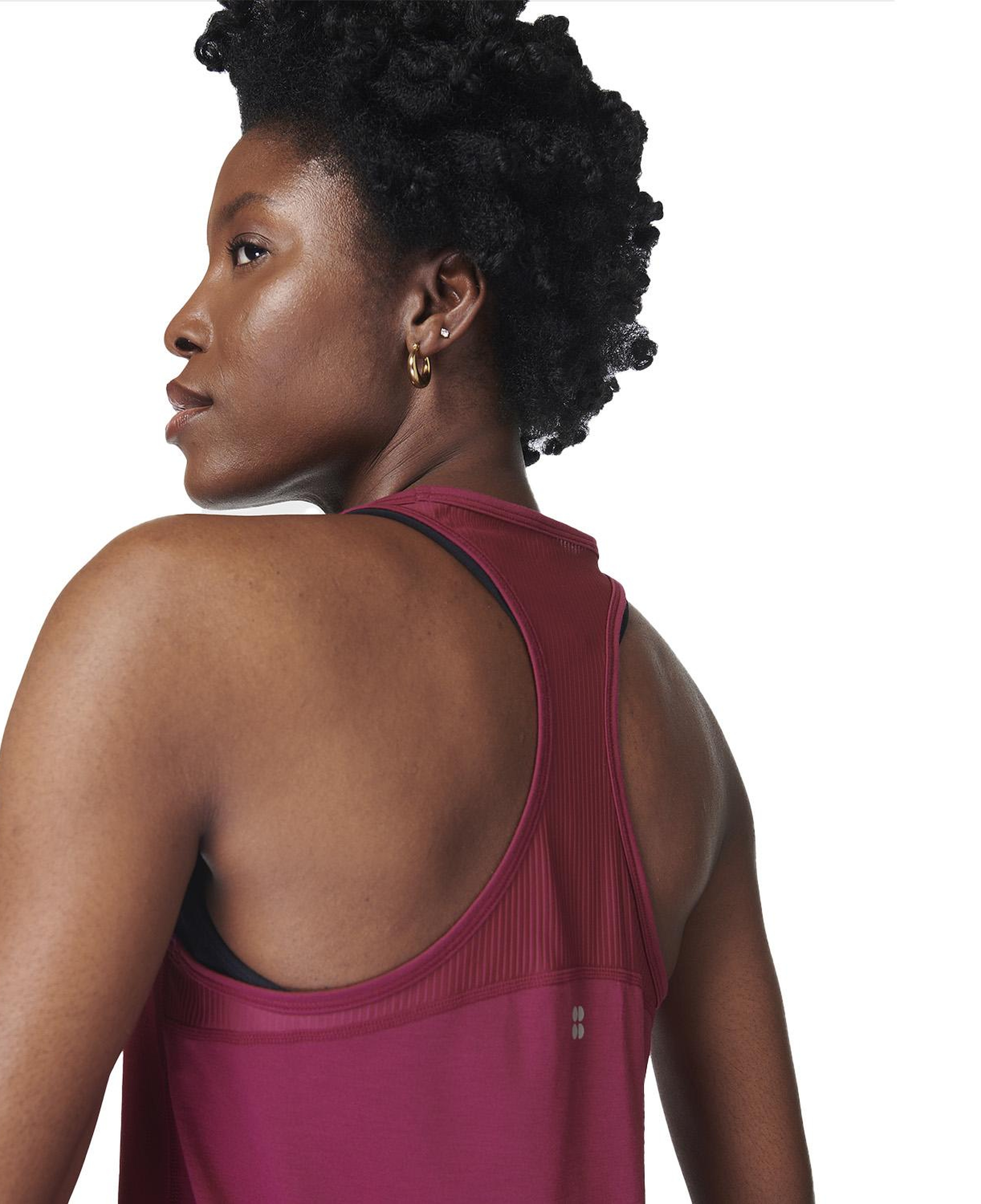 Sweaty Betty Breathe Easy Run Kadın Kırmızı Koşu Tank Top