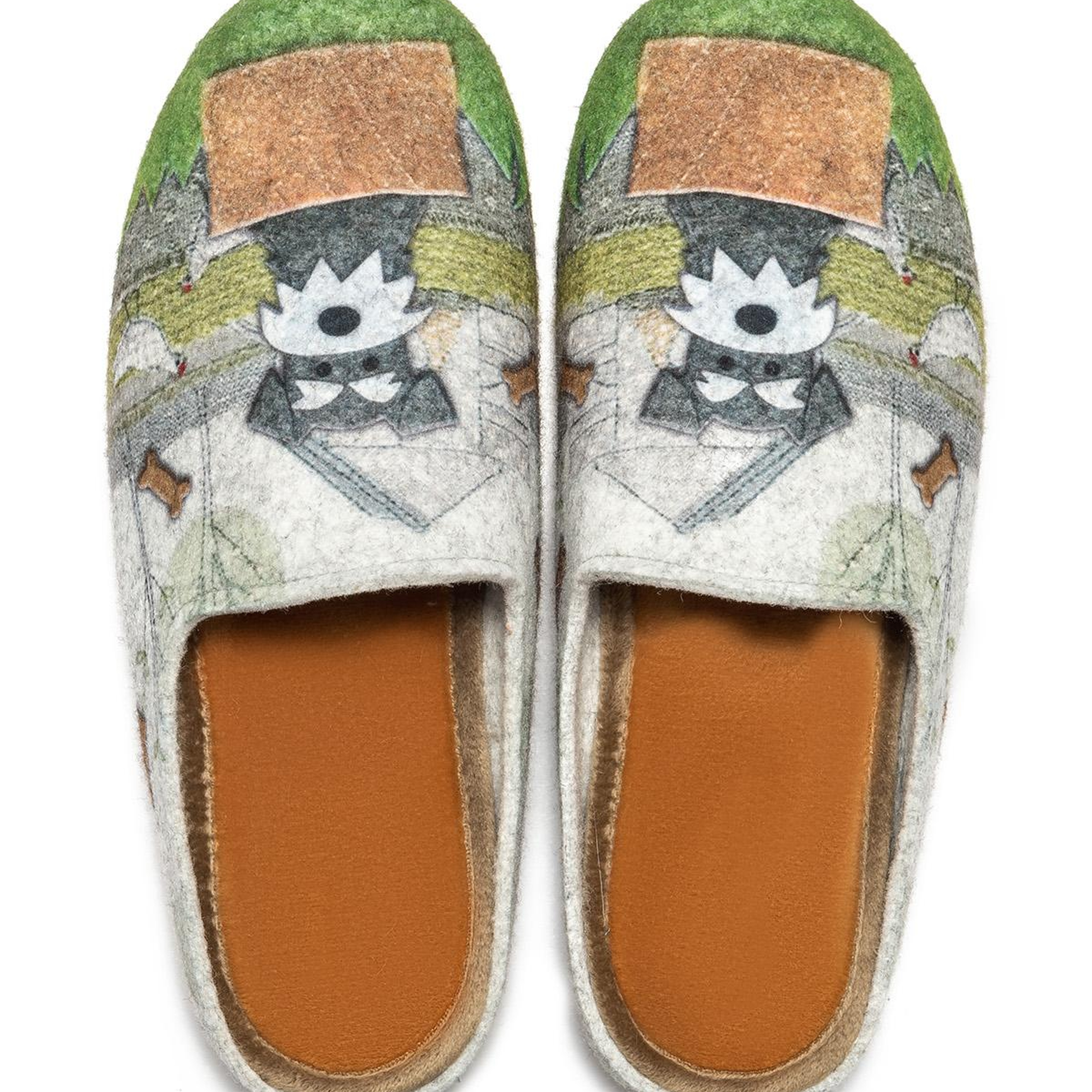 Köpek Kadın Ev Terliği Gri 36/41