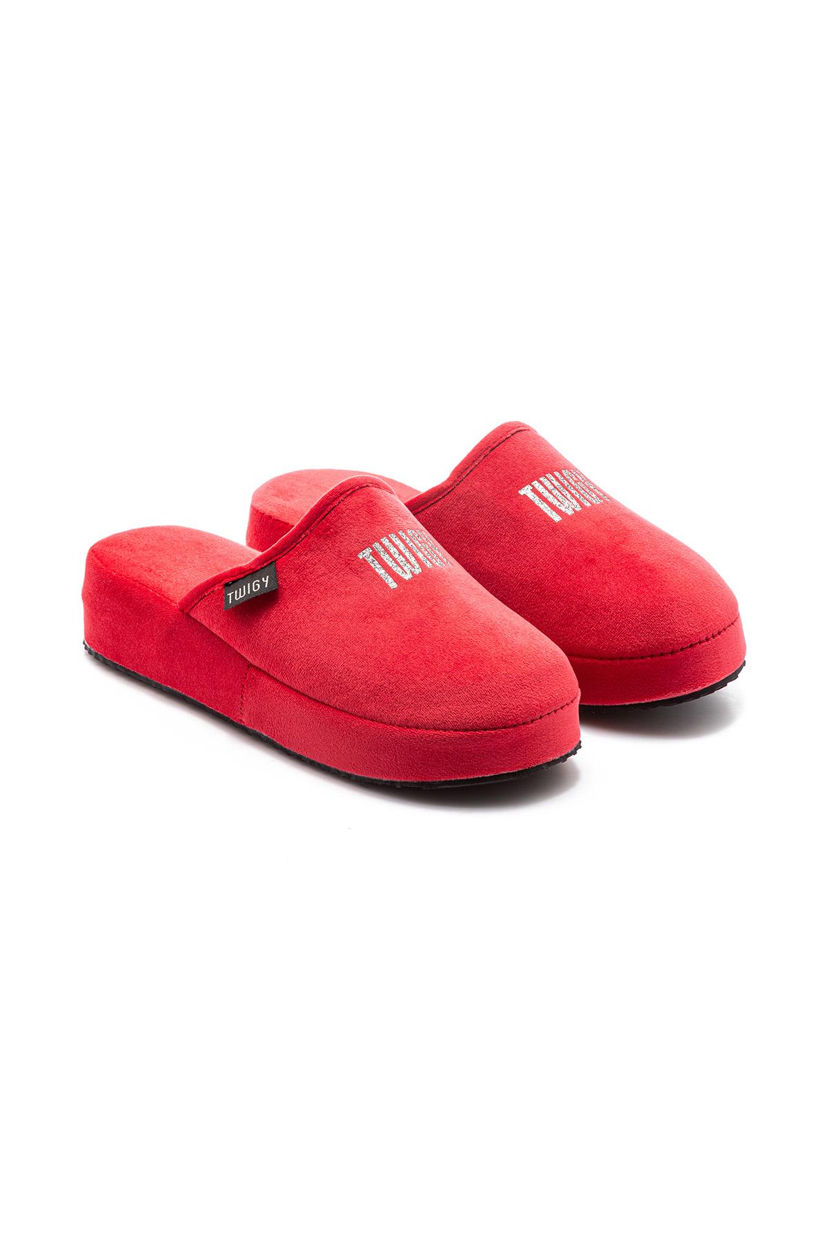 Shiny Kadın Ev Terliği Kırmızı 36/40