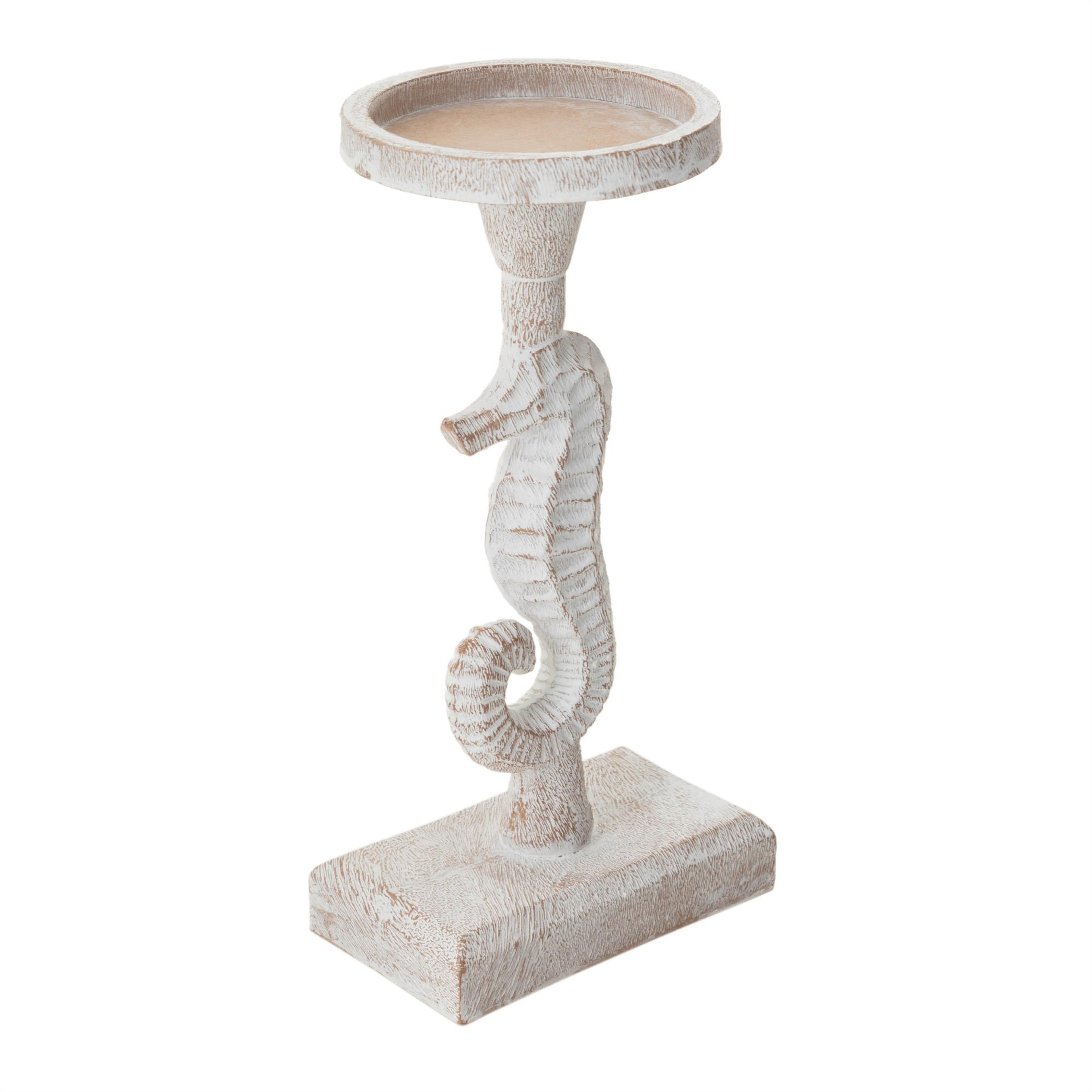 SEAHORSE MUMLUK BEYAZ 11X10X23 CM
