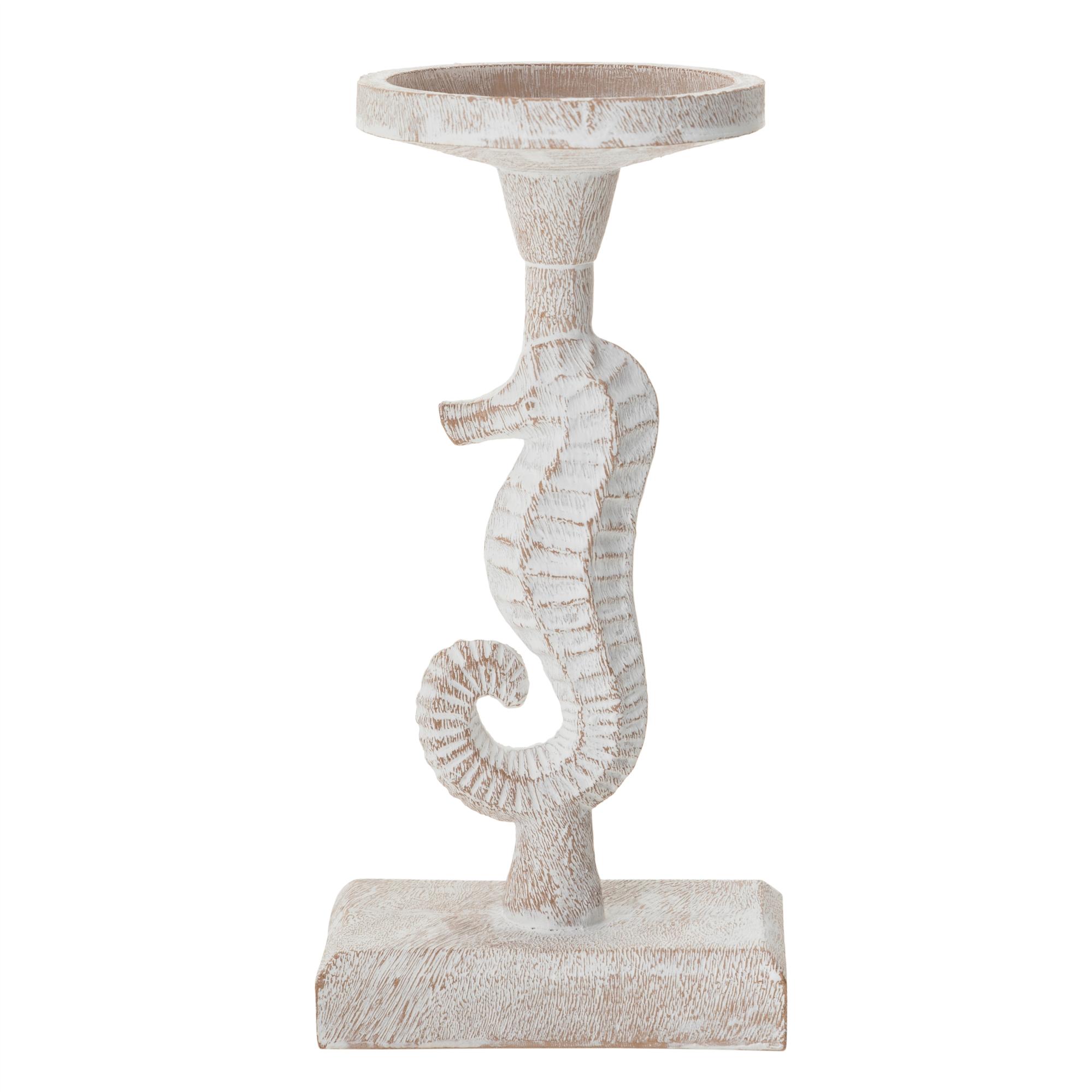 SEAHORSE MUMLUK BEYAZ 11X10X23 CM