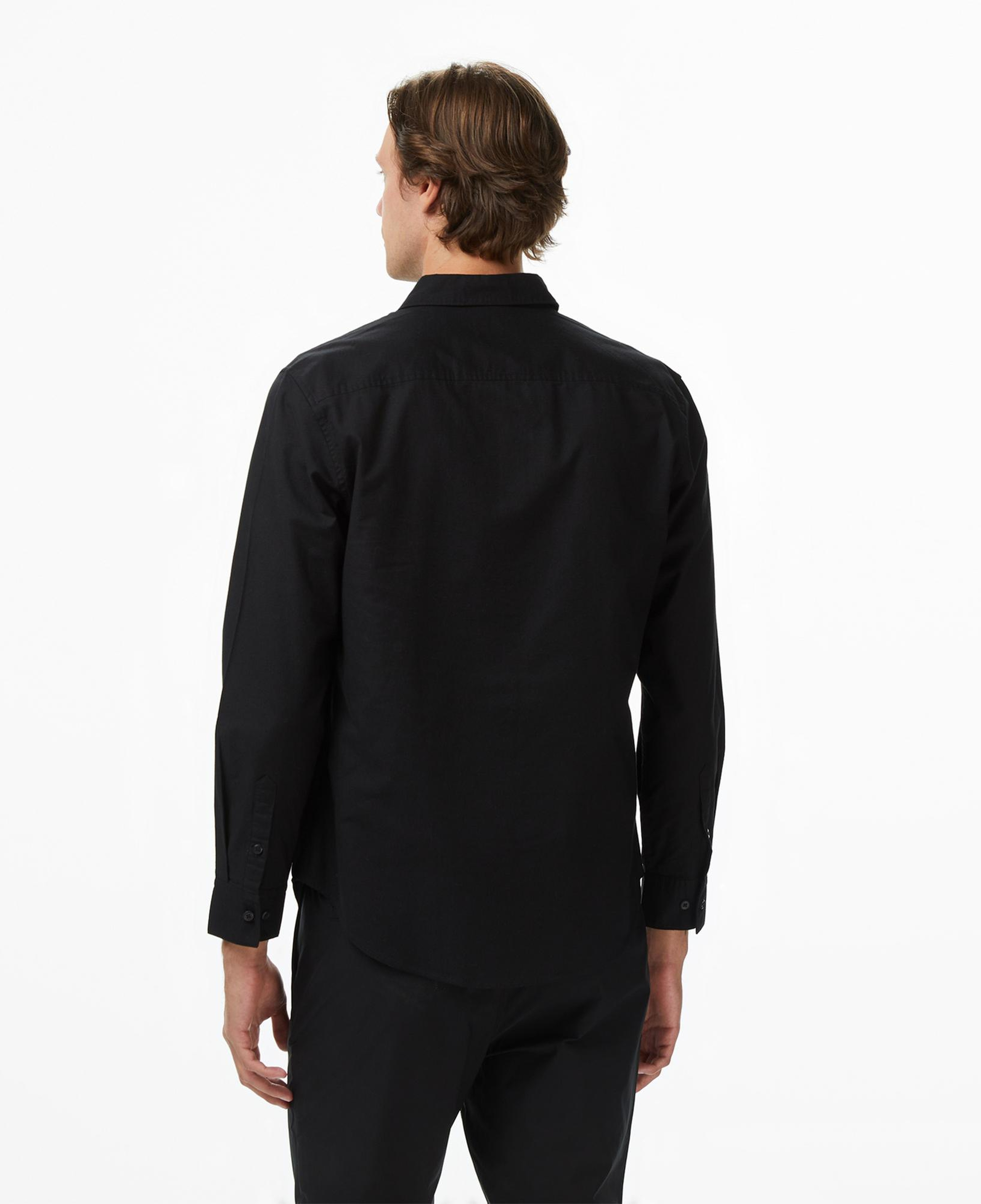 Calvin Klein Solid Oxford Classic Erkek Siyah Gömlek