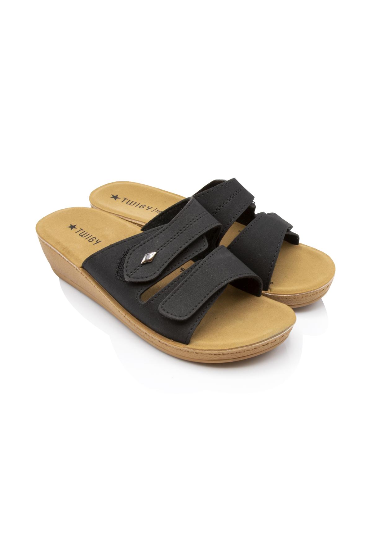 İnci Kadın Terlik Siyah 36/40