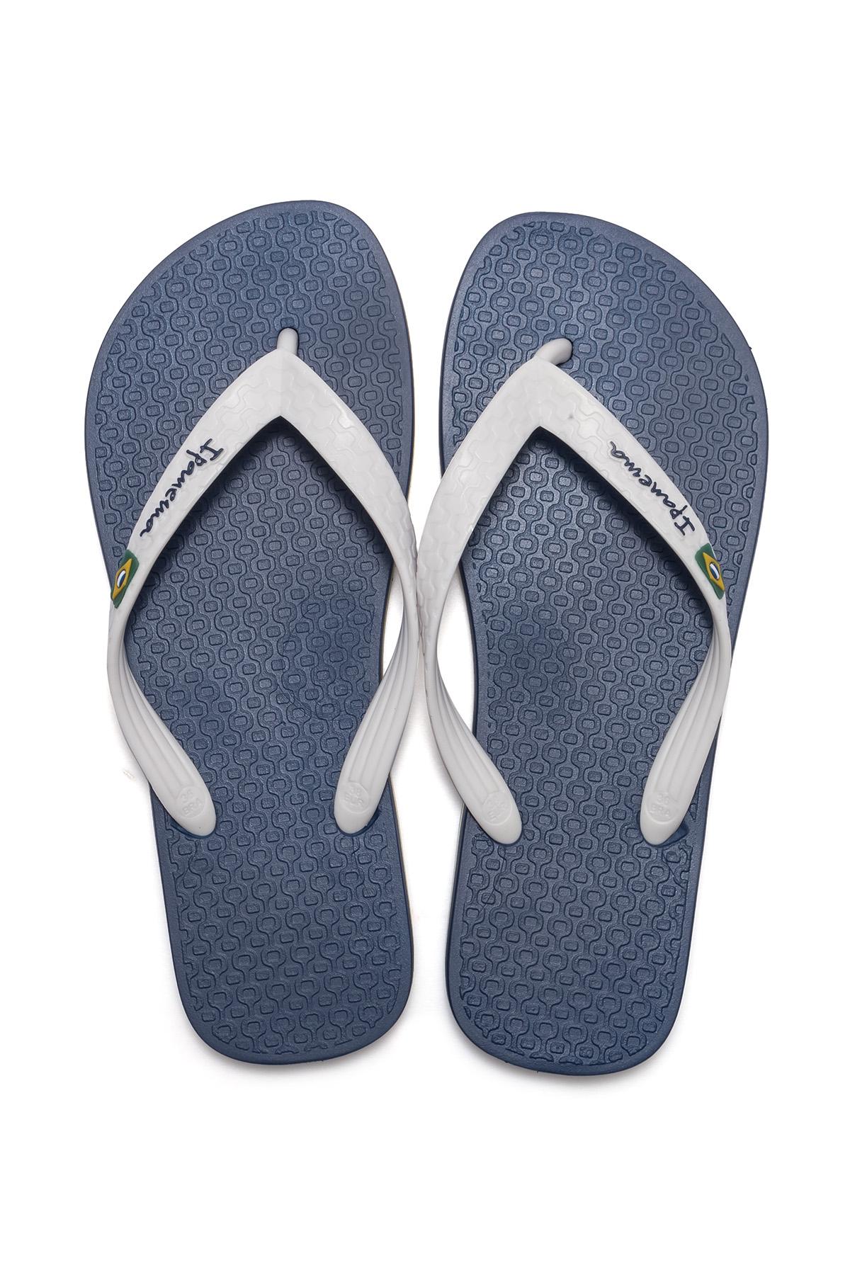 Clas Brazil Kadın Parmak Arası Terlik Beyaz Mavi 35/42