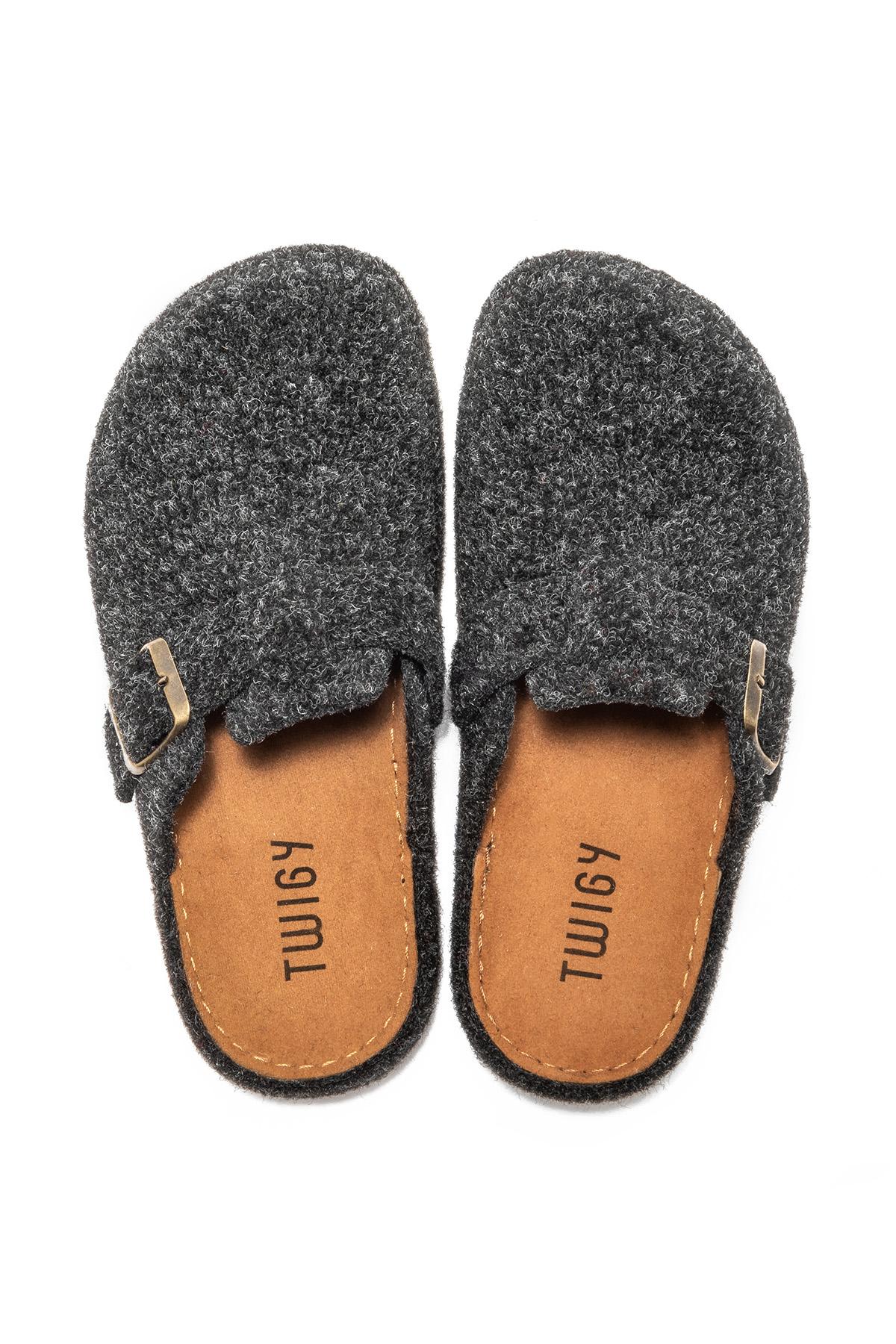 Tuana Kadın,Garson Boy Ev Terliği Siyah 36/40