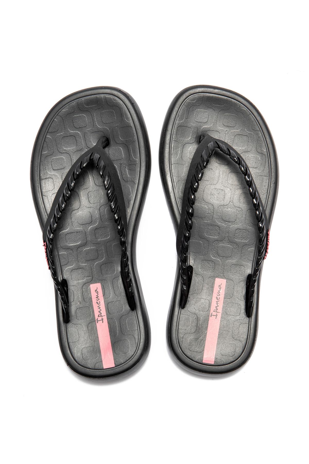 Verano Kadın Parmak Arası Terlik Siyah 35/42