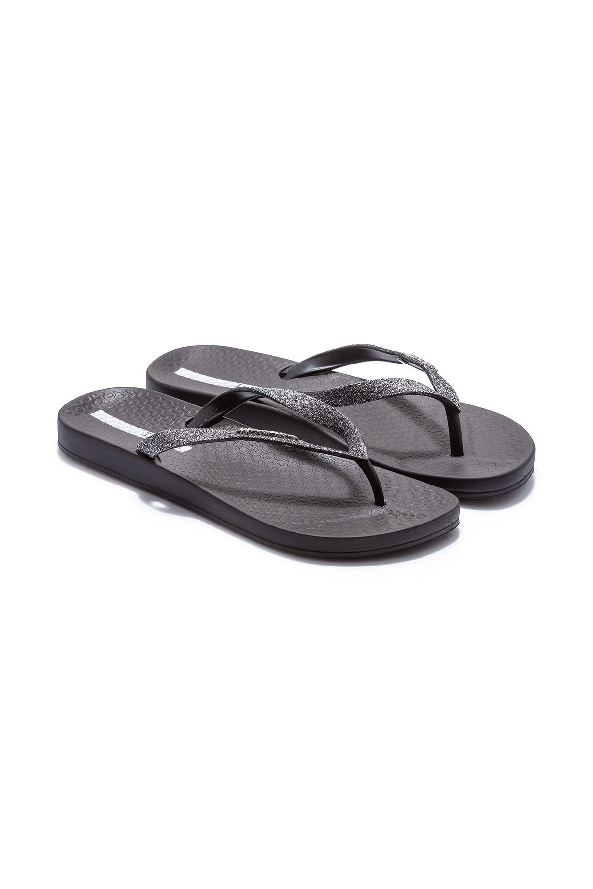 Anatomik Lolita Fem Kadın Parmak Arası Terlik Siyah 35/42