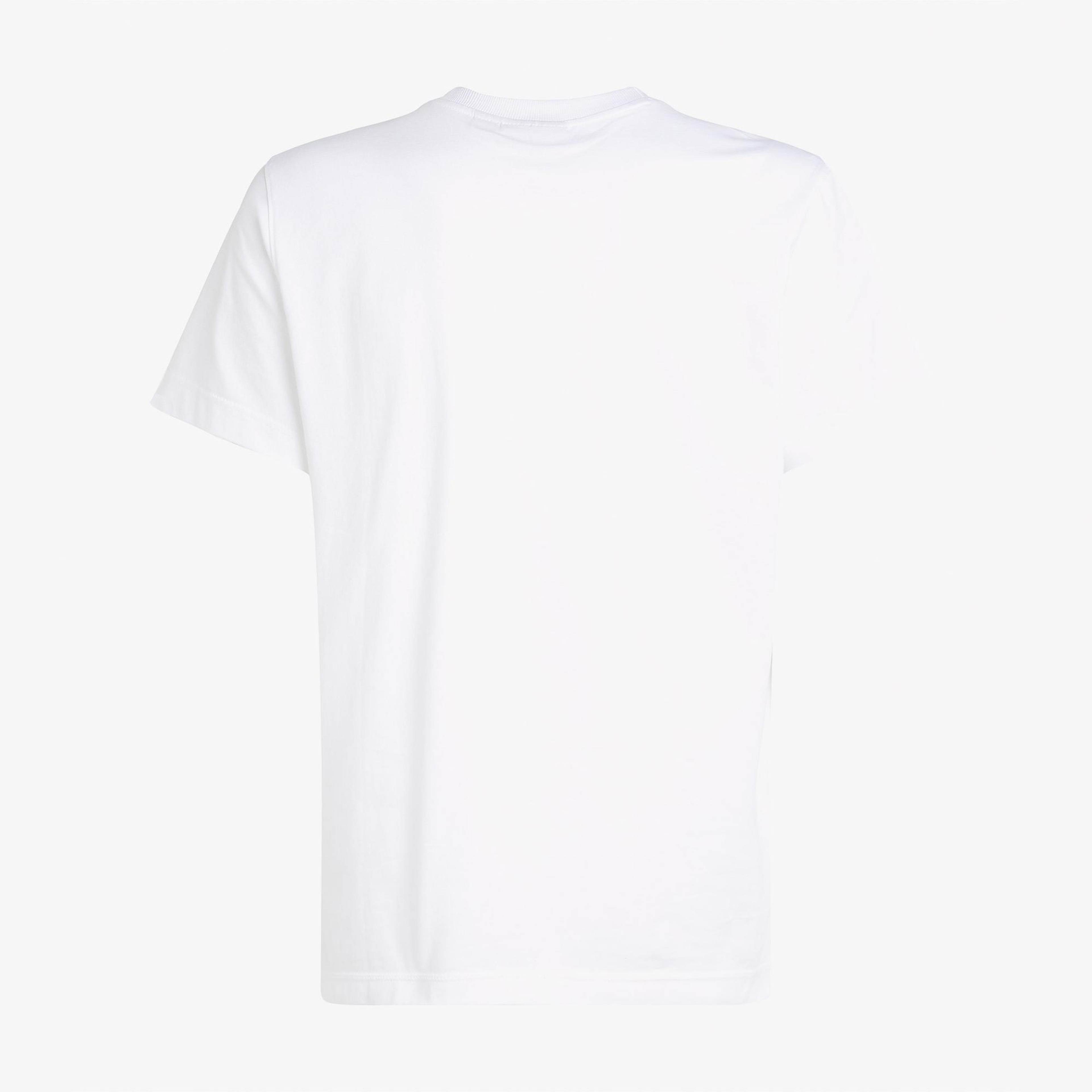 Calvin Klein Woven Label Regular Erkek Beyaz T-Shirt