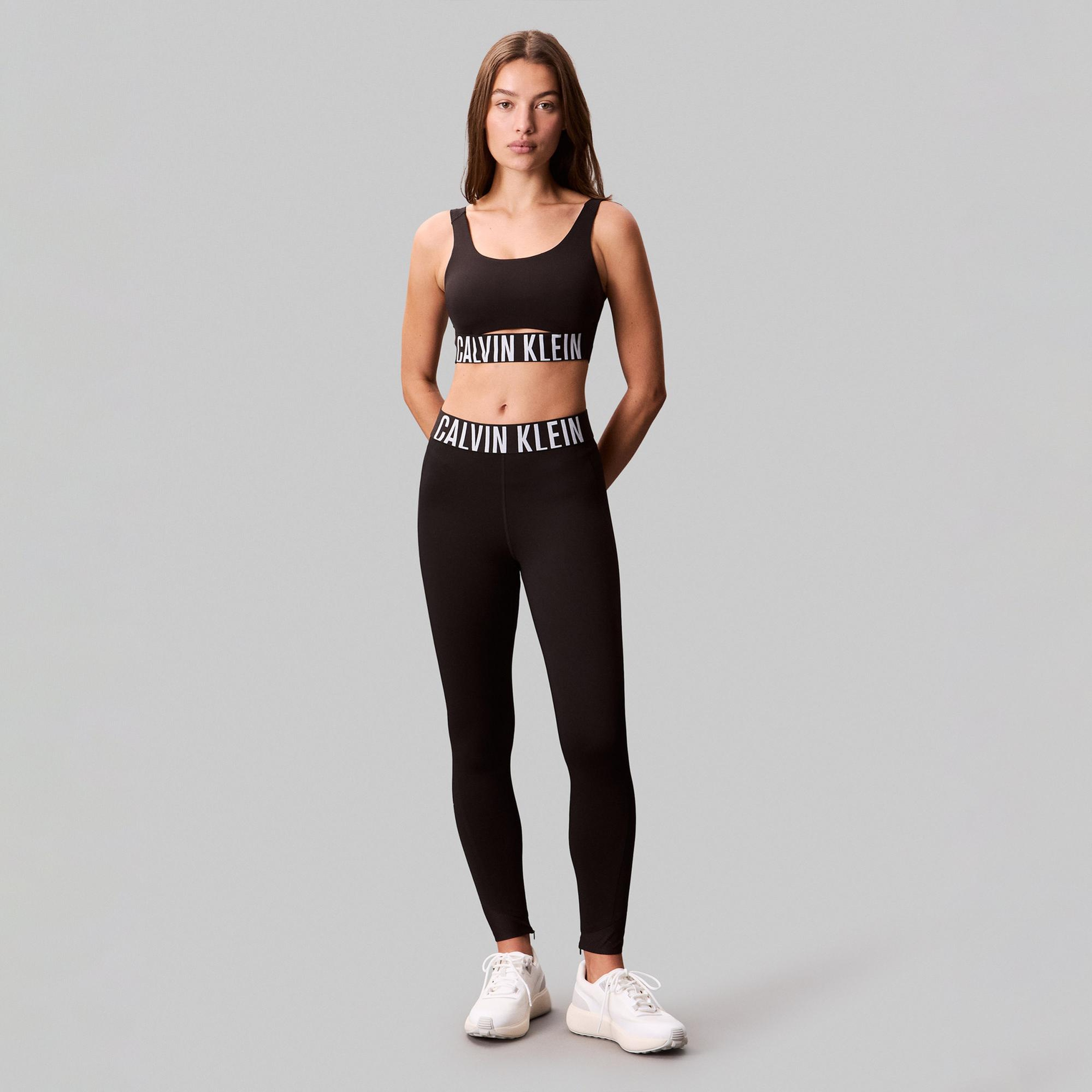 Calvin Klein İntense Power Medium Mesh Kadın Siyah Bra