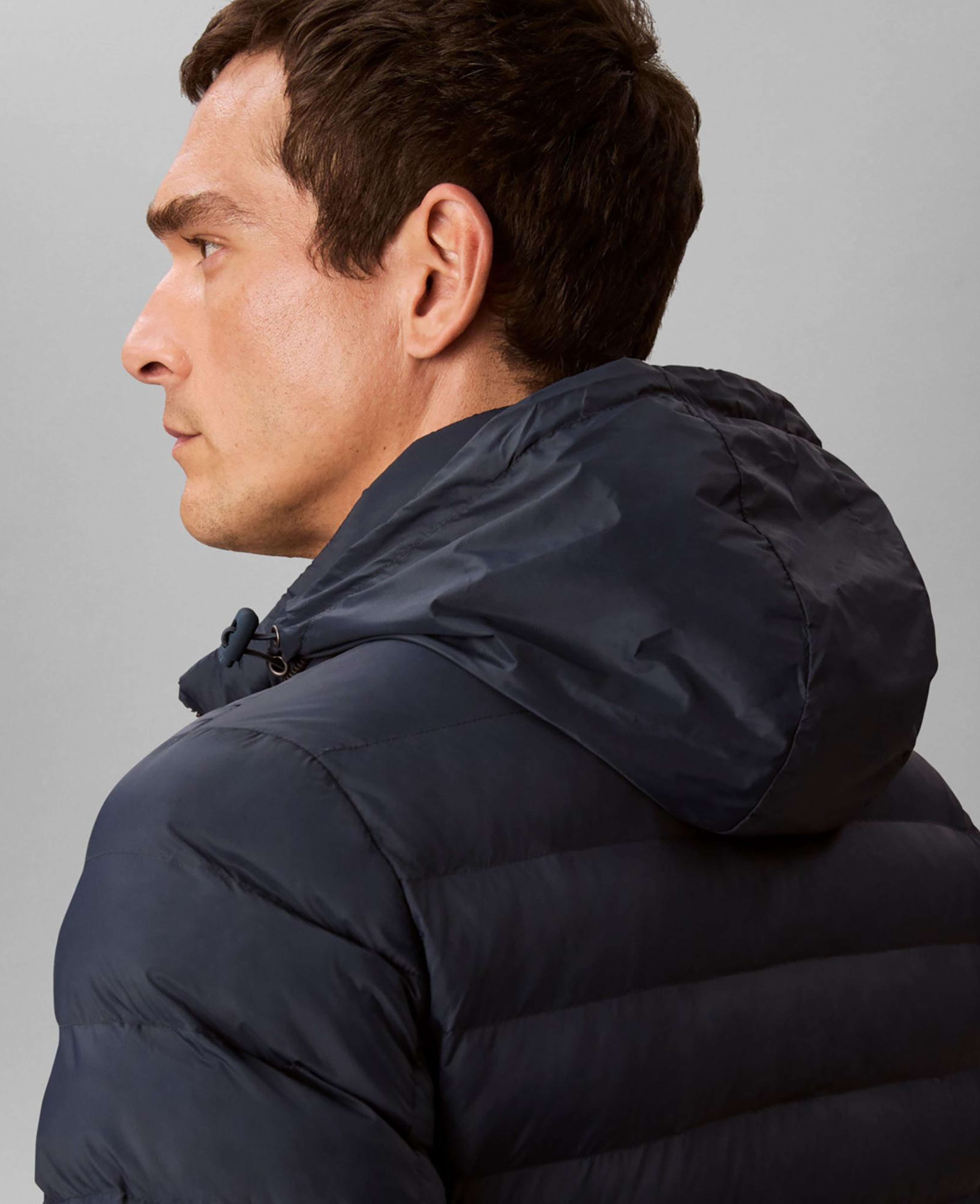 Calvin Klein Nylon Hooded Puffer Erkek Lacivert Mont