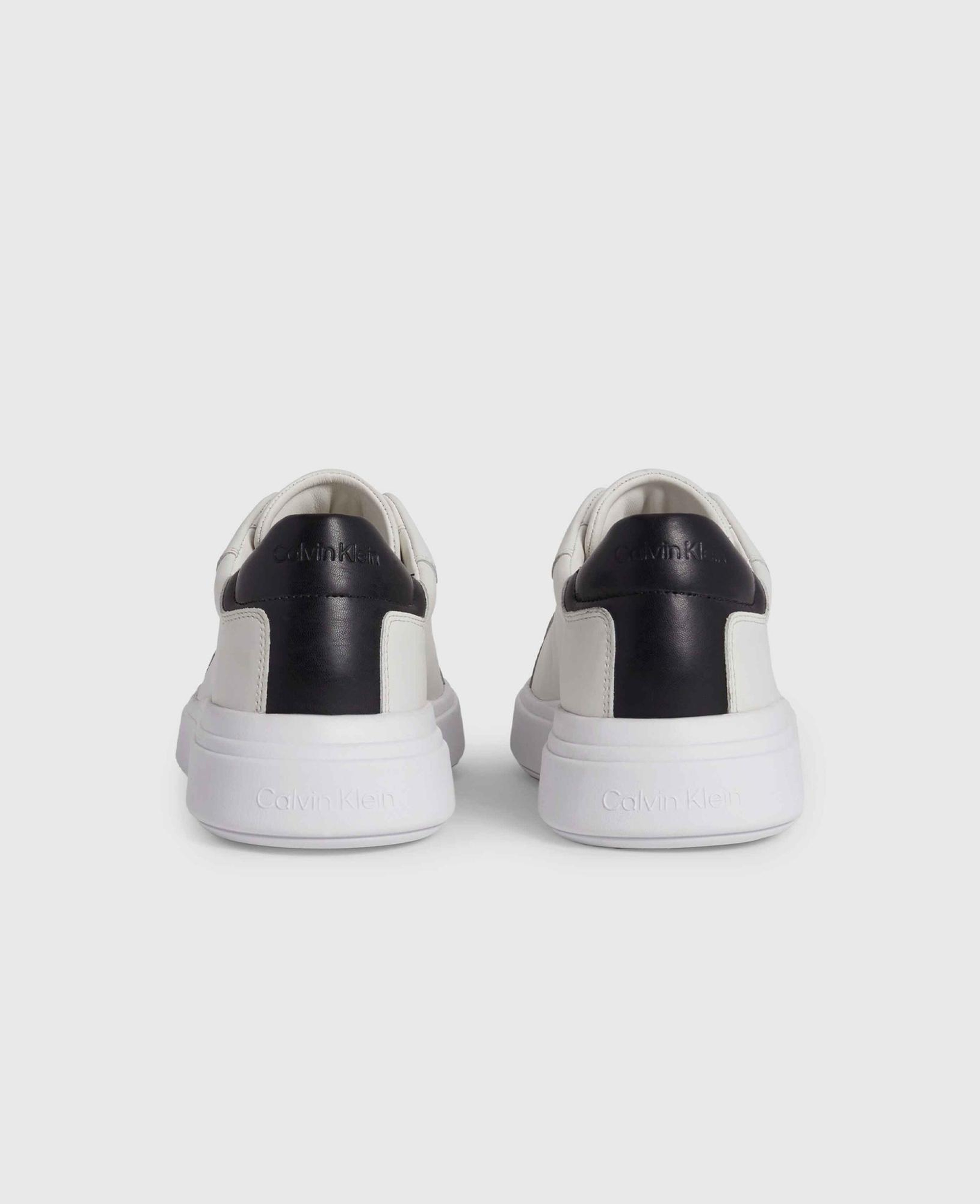 Calvin Klein Low Top Deri Erkek Beyaz Sneaker