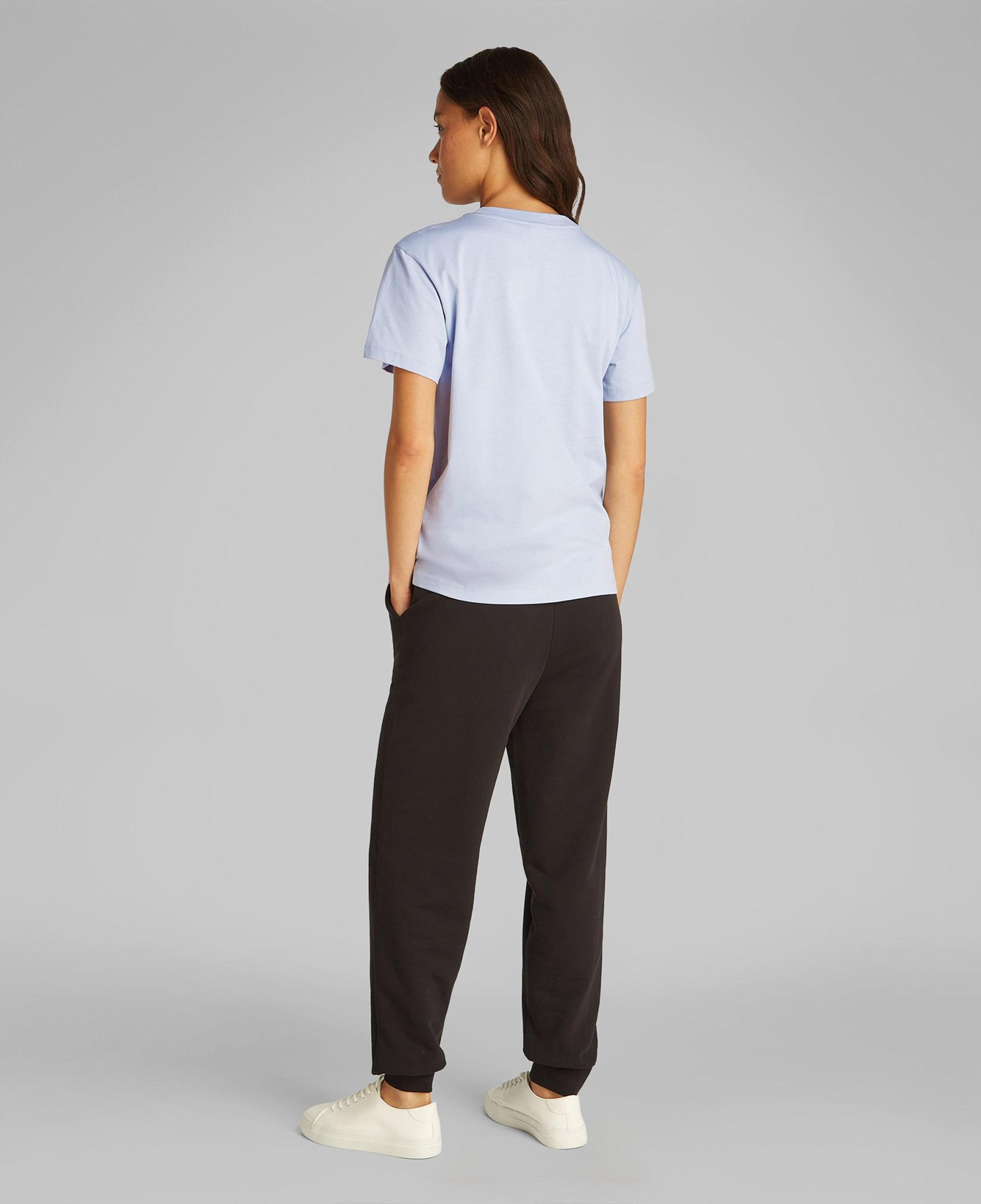 Calvin Klein Hero Logo Regular Kadın Mavi T-Shirt