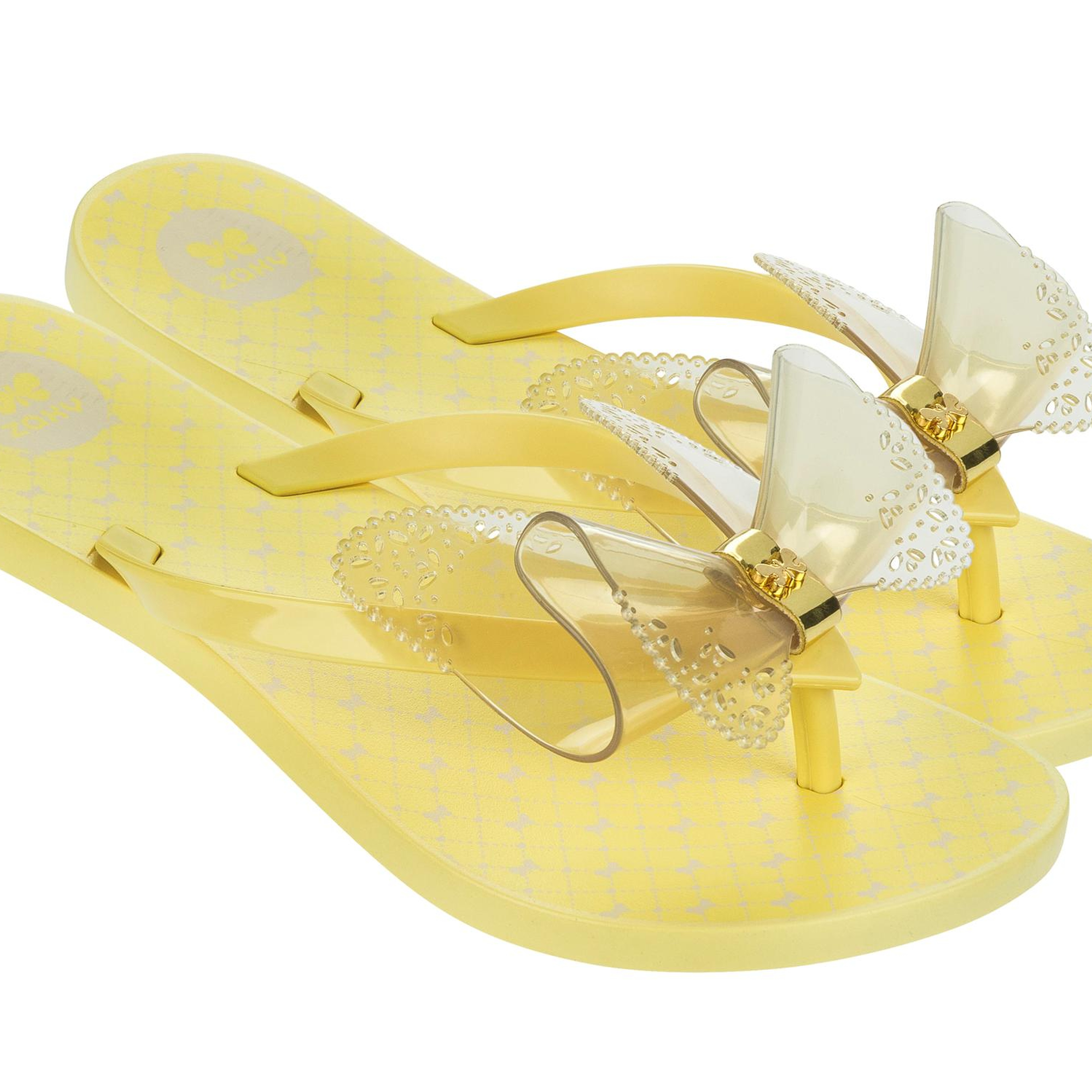 Fresh Butterfly Çocuk Parmak Arası Terlik Sarı 25/34