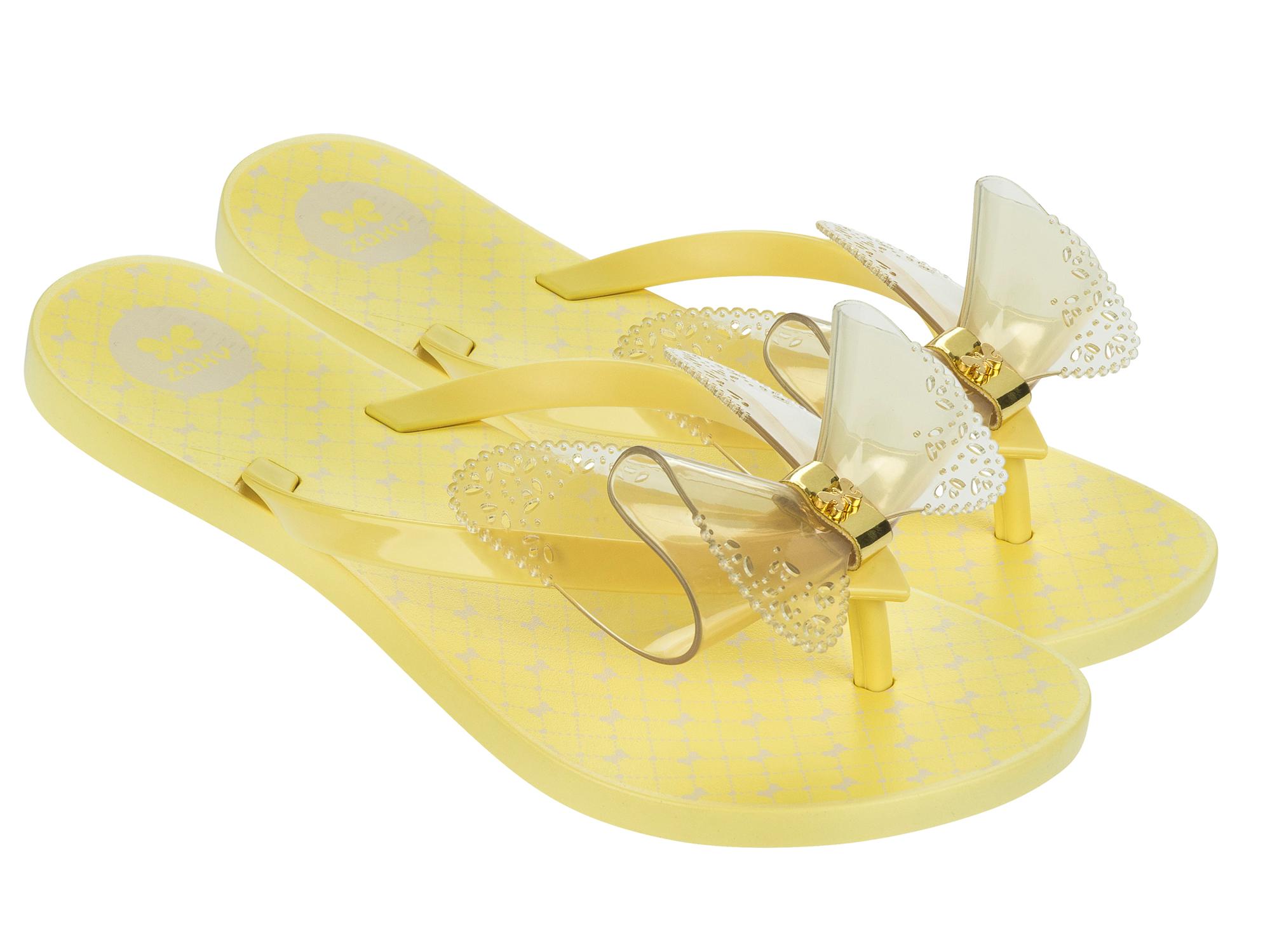 Fresh Butterfly Çocuk Parmak Arası Terlik Sarı 25/34