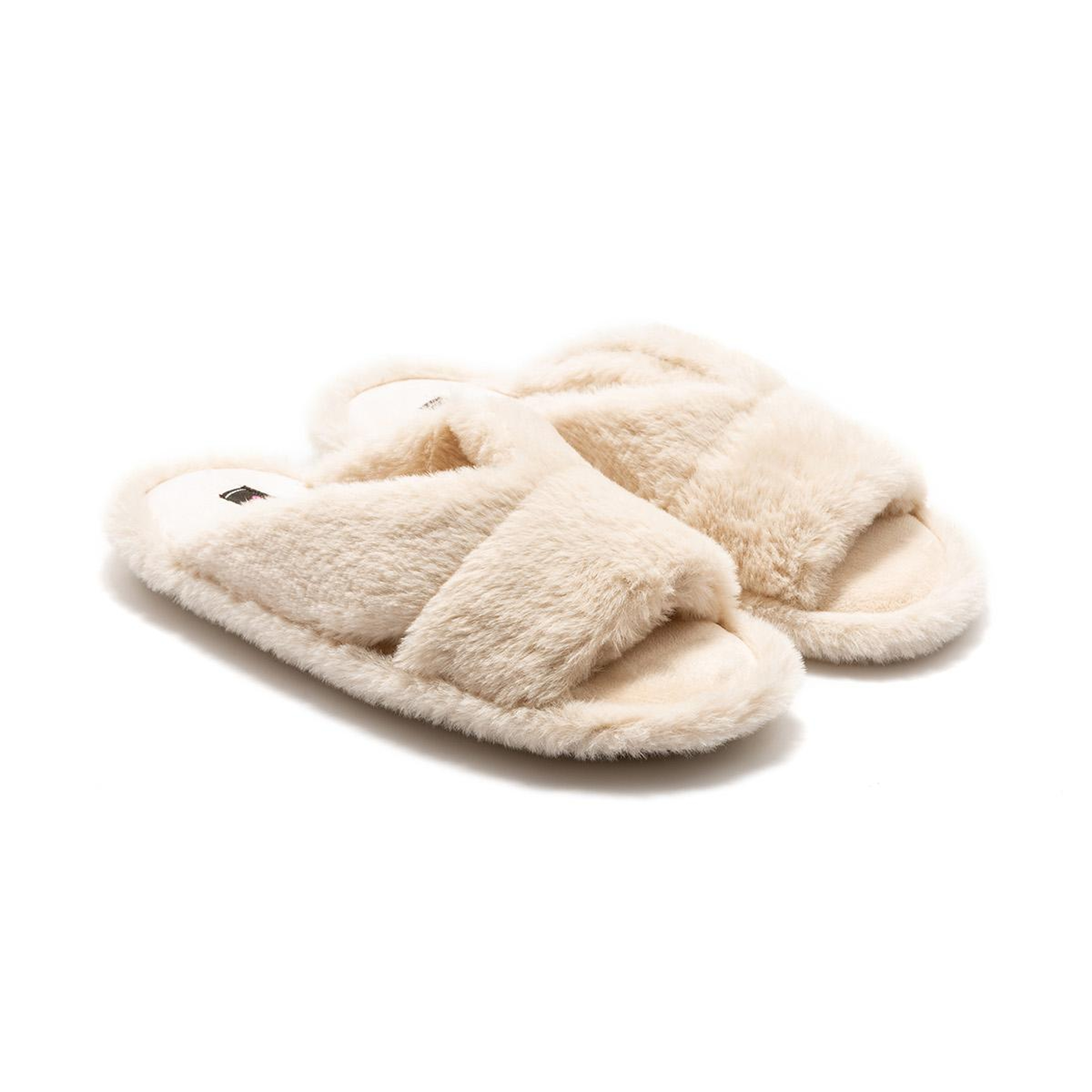 Moli Peluş Kadın Ev Terliği Bej 36/41