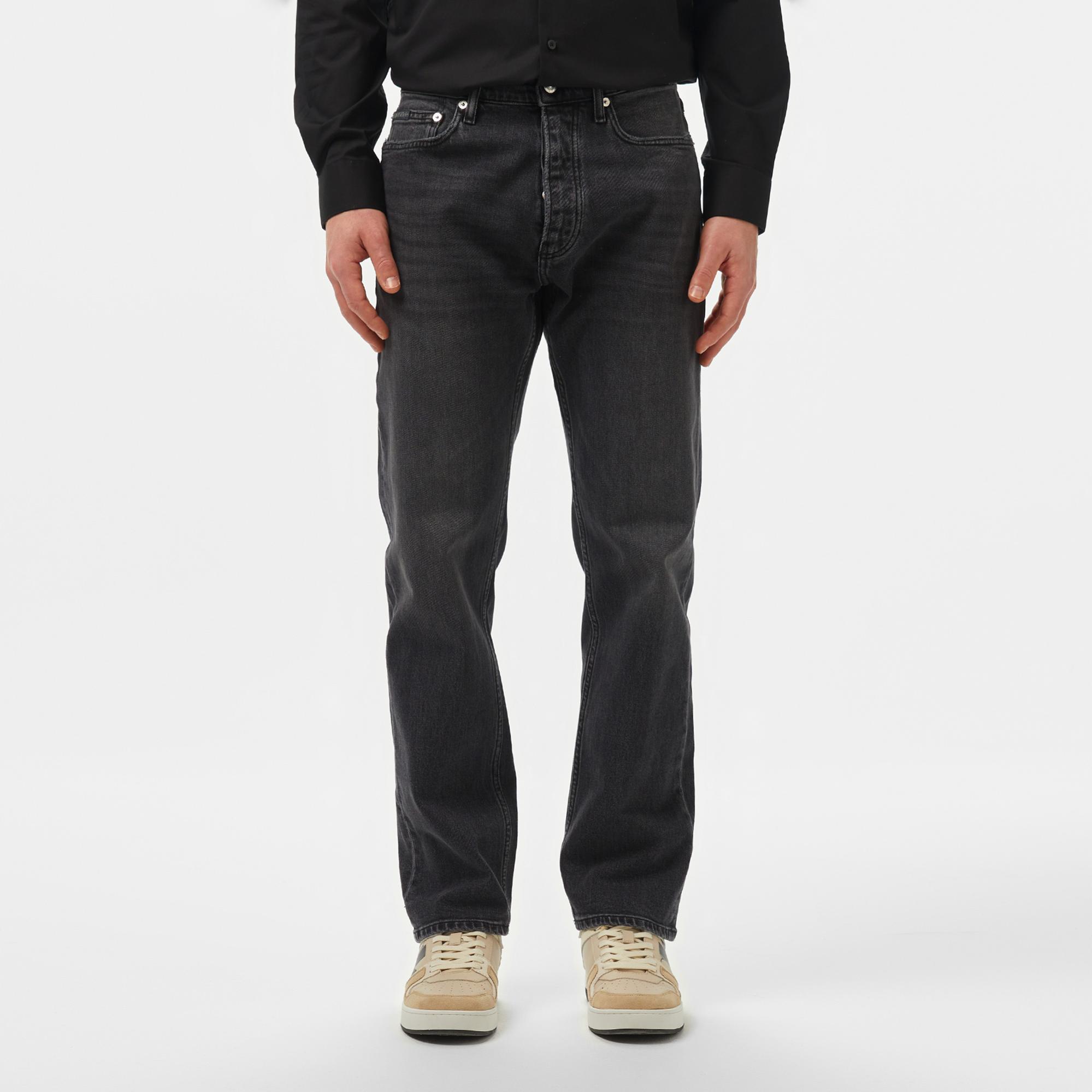 Calvin Klein Standard Straight Erkek Siyah Jean
