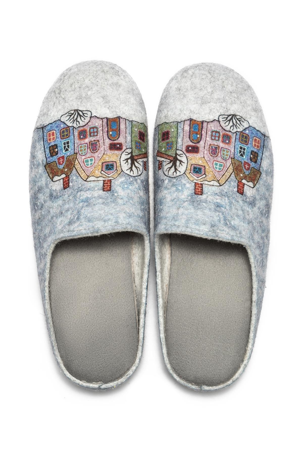 Casa 2 Kadın Ev Terliği Gri 36/41