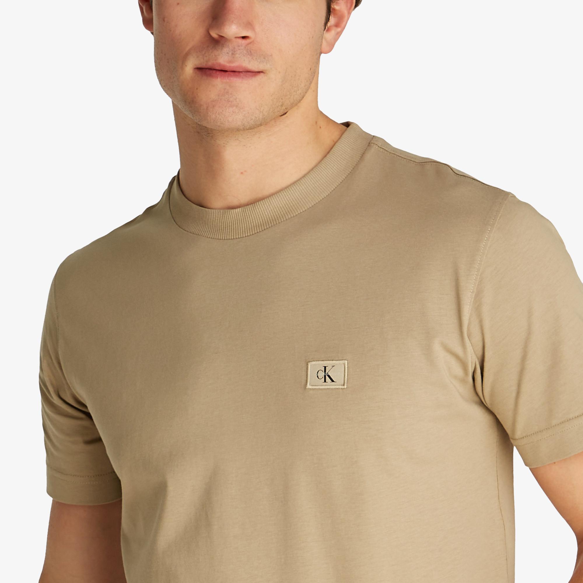 Calvin Klein Regular Erkek Kahverengi T-Shirt