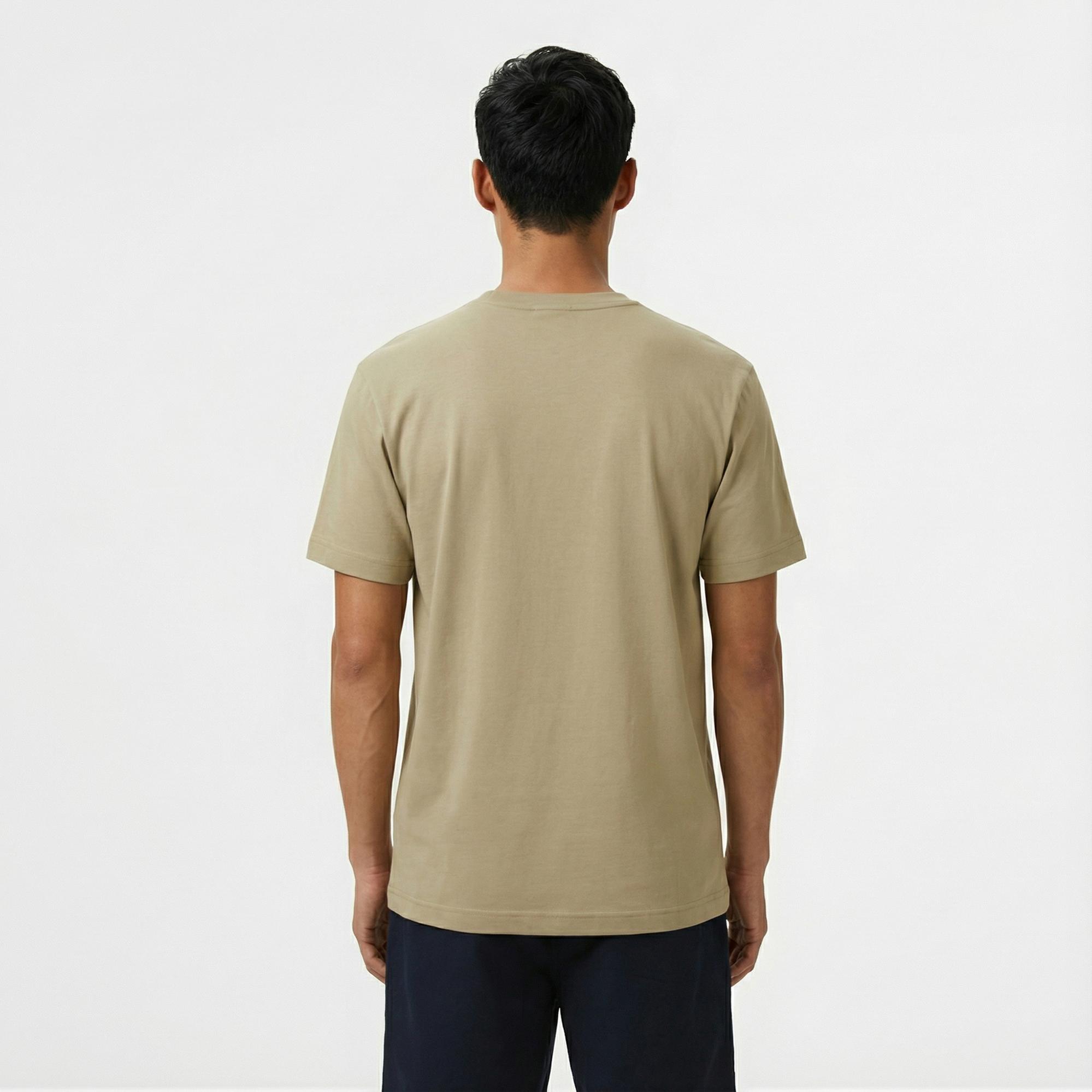 Calvin Klein Hero Logo Comfort Erkek Bej T-Shirt