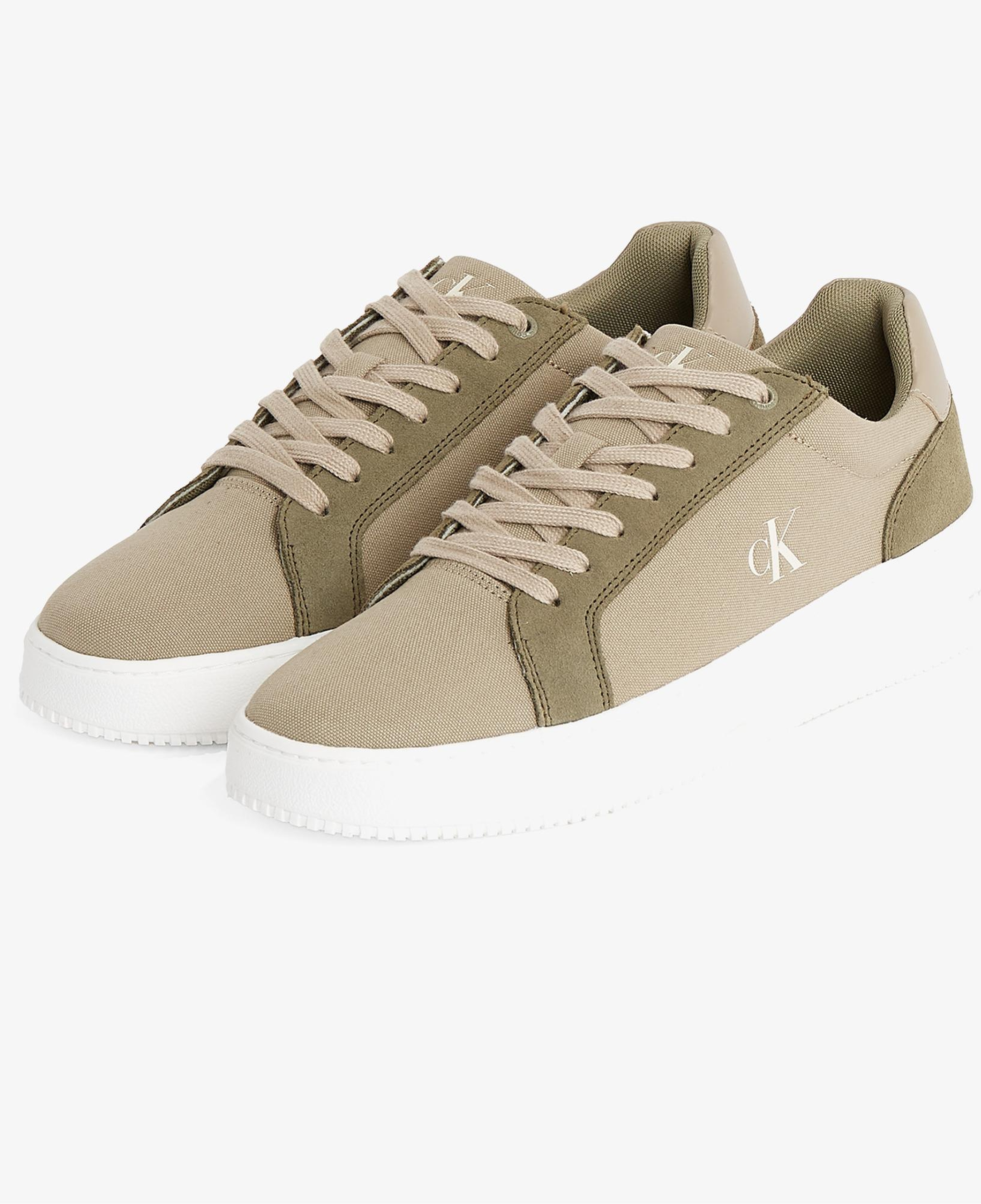 Calvin Klein Canvas Erkek Yeşil Sneaker