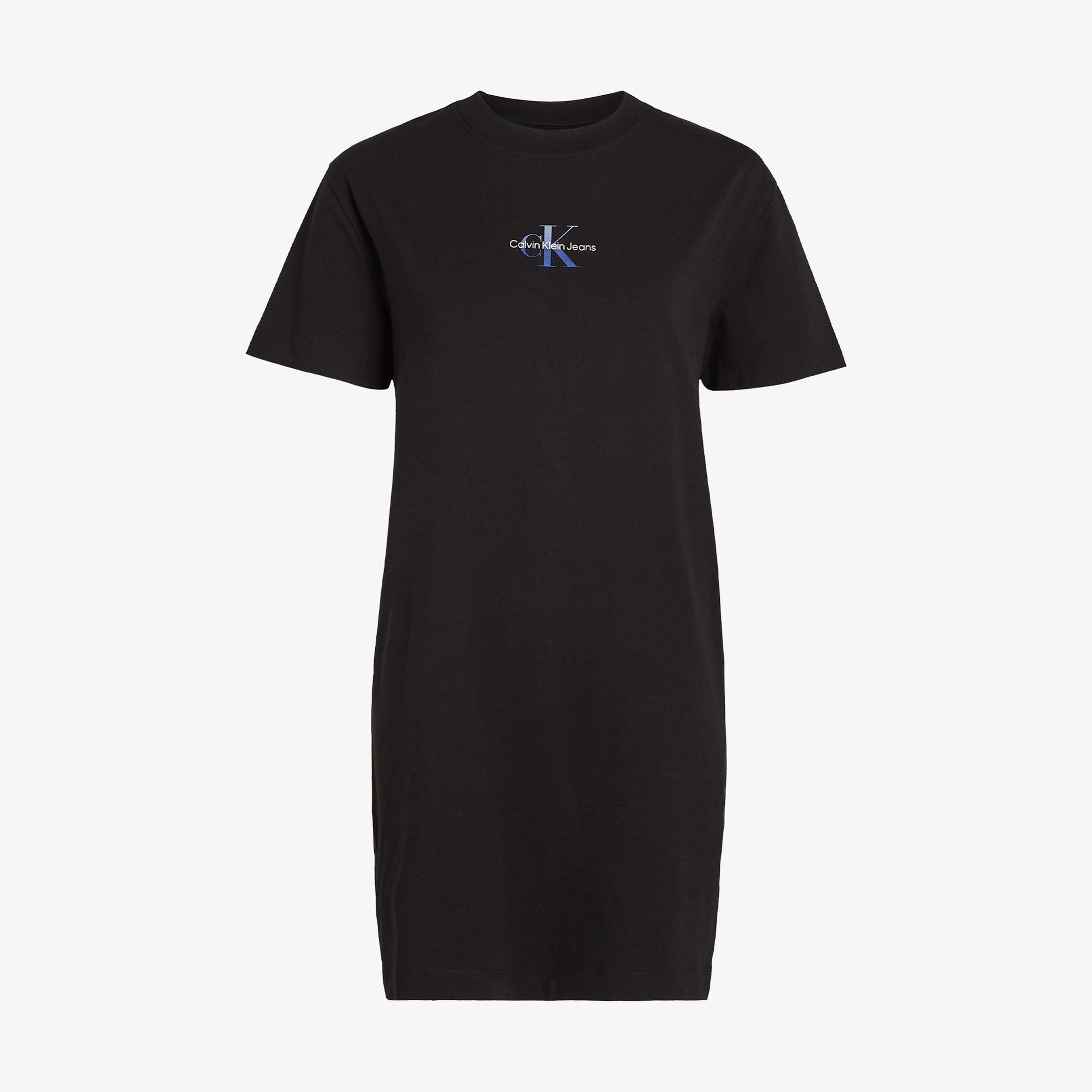 Calvin Klein Gradient Monologo Kadın Siyah Elbise